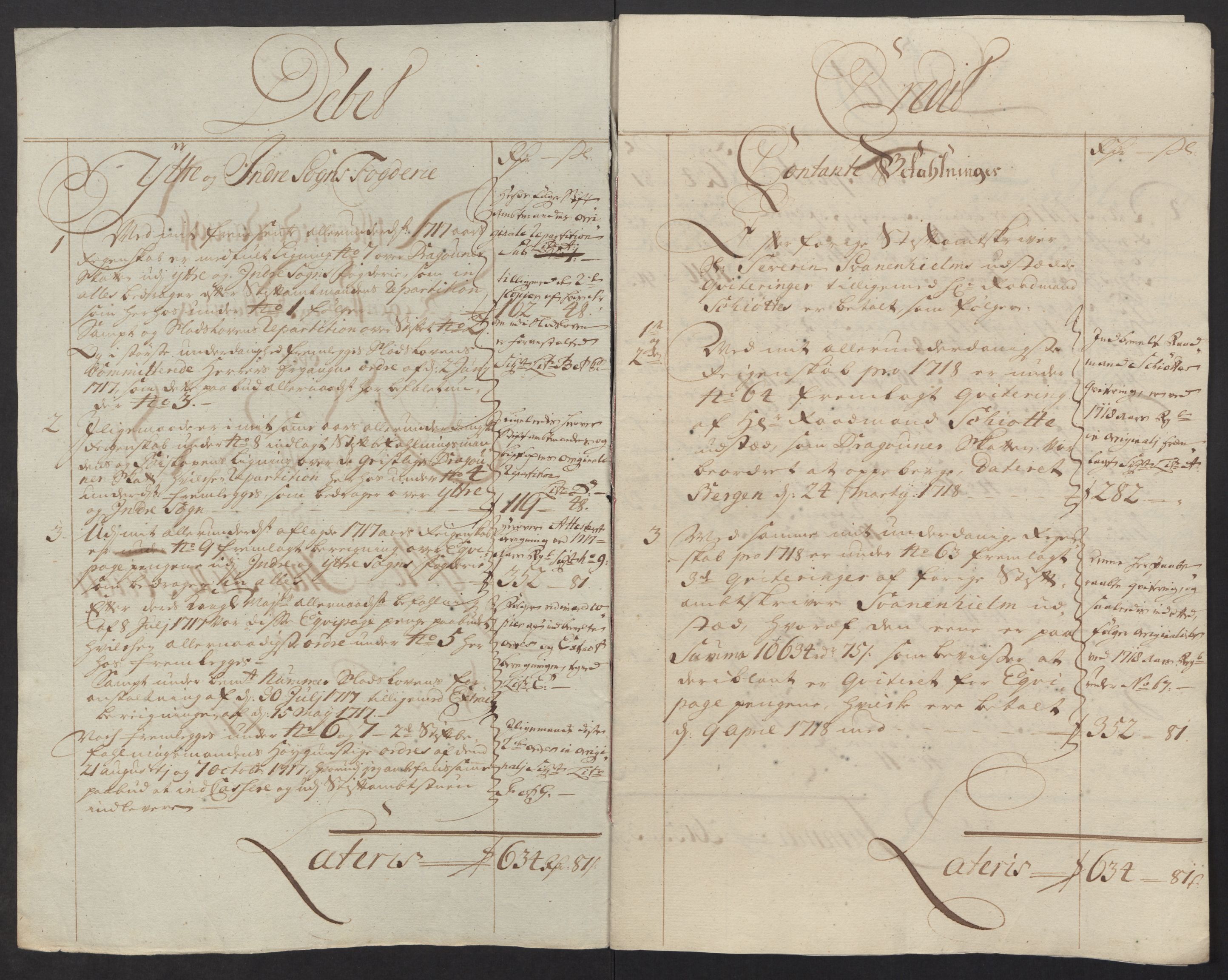 Rentekammeret inntil 1814, Reviderte regnskaper, Fogderegnskap, AV/RA-EA-4092/R52/L3321: Fogderegnskap Sogn, 1717-1718, p. 270