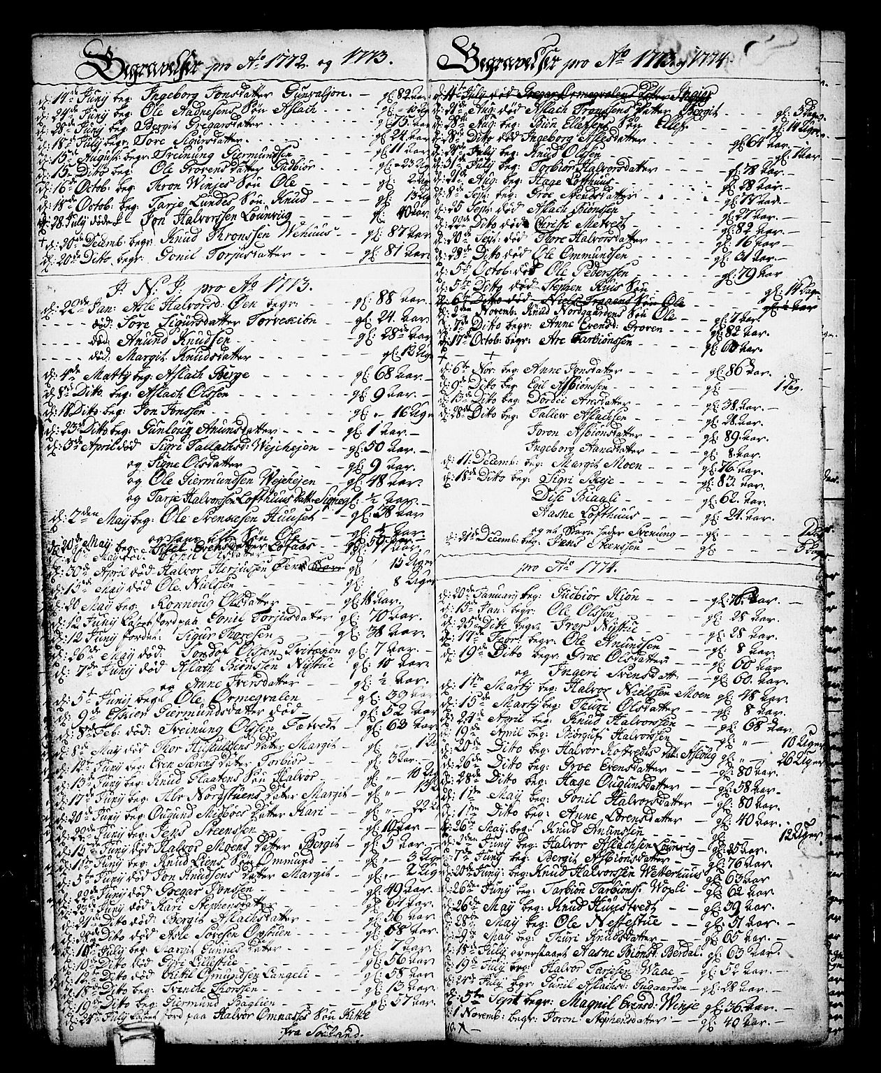 Vinje kirkebøker, AV/SAKO-A-312/F/Fa/L0002: Parish register (official) no. I 2, 1767-1814