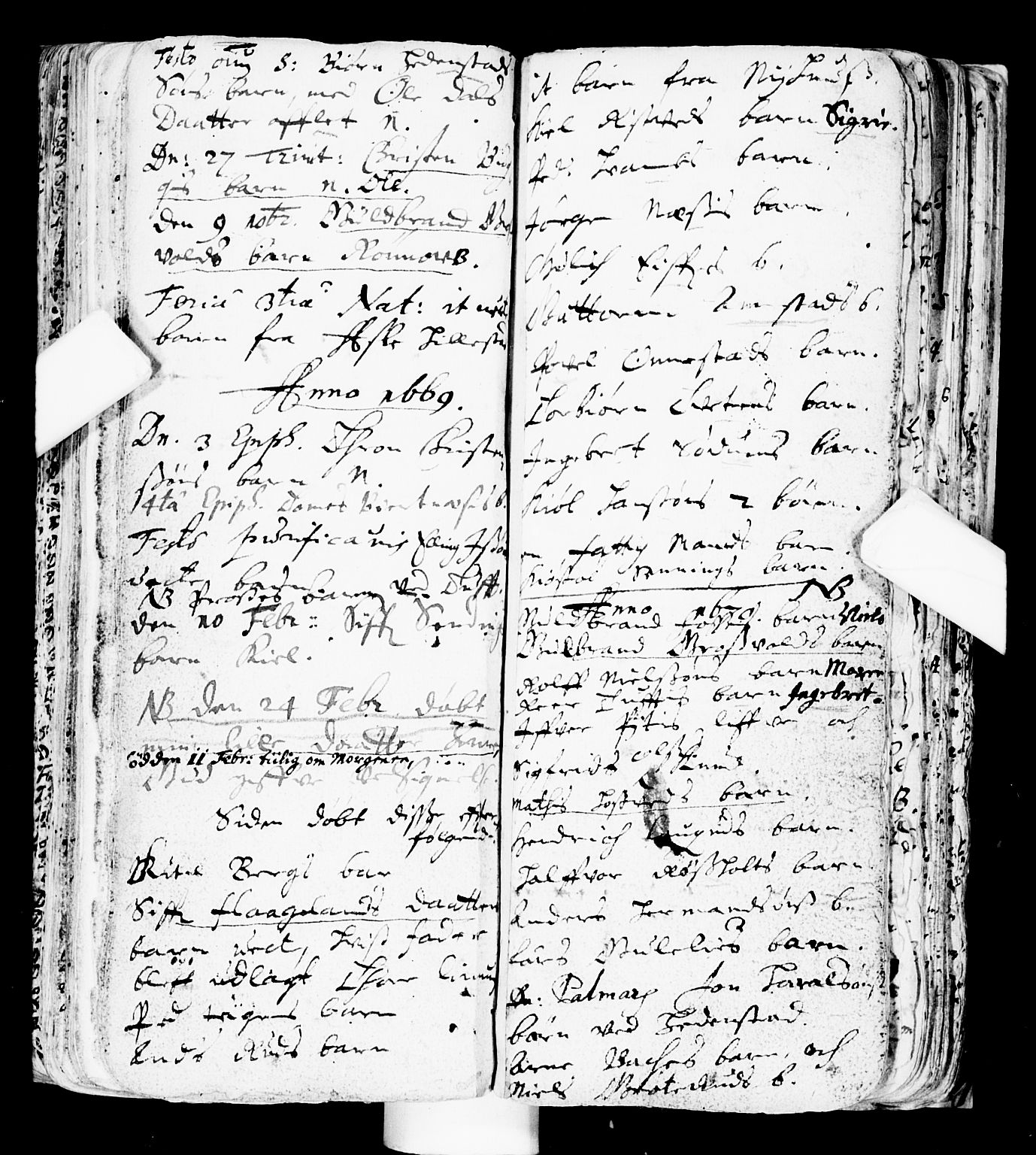 Sandsvær kirkebøker, SAKO/A-244/F/Fa/L0001: Parish register (official) no. I 1, 1665-1725, p. 174