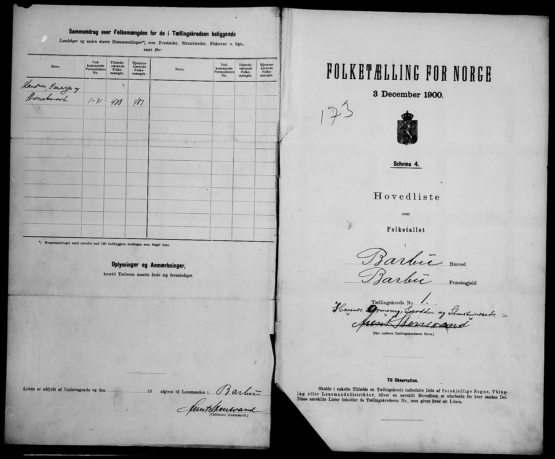 SAK, 1900 census for Barbu, 1900, p. 25