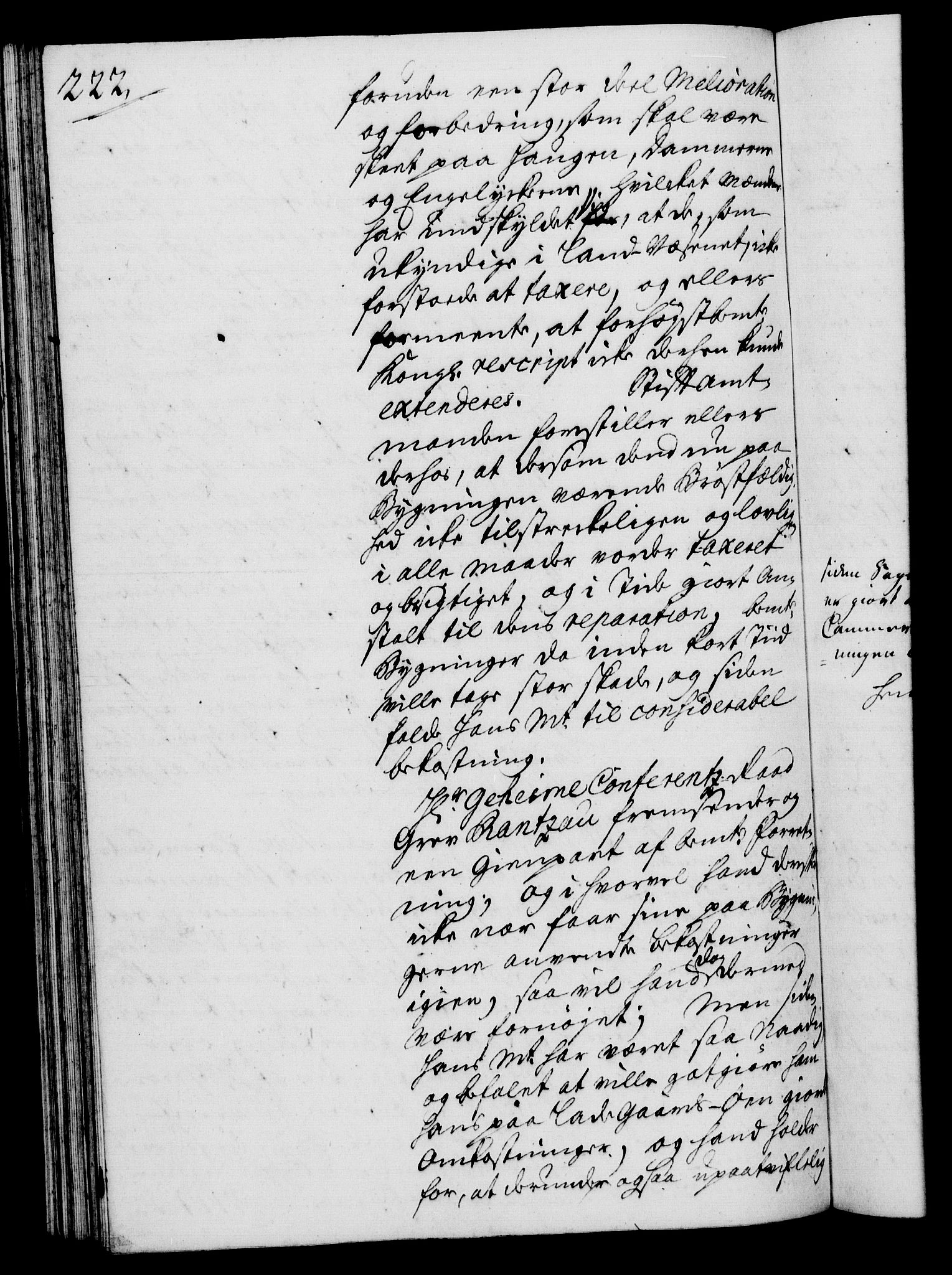 Rentekammeret, Kammerkanselliet, RA/EA-3111/G/Gh/Gha/L0021: Norsk ekstraktmemorialprotokoll (merket RK 53.66), 1739, p. 222