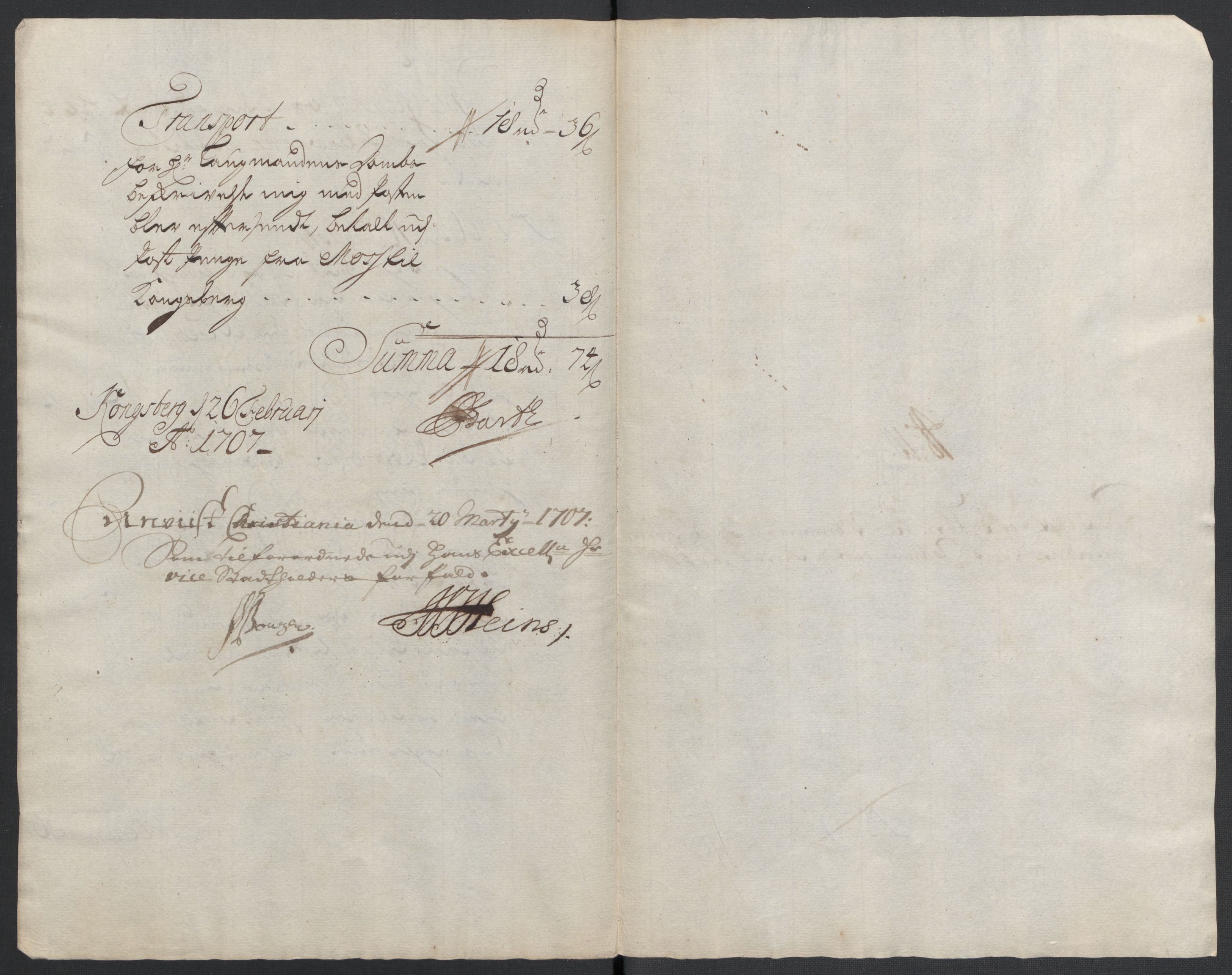 Rentekammeret inntil 1814, Reviderte regnskaper, Fogderegnskap, RA/EA-4092/R24/L1583: Fogderegnskap Numedal og Sandsvær, 1705-1706, p. 389