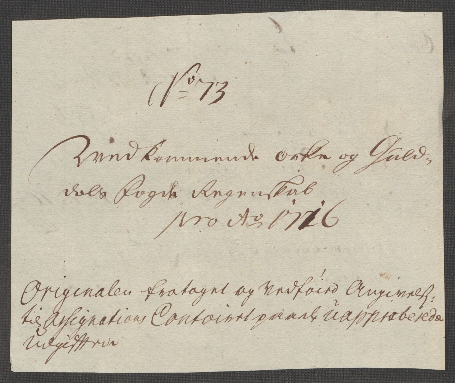 Rentekammeret inntil 1814, Reviderte regnskaper, Fogderegnskap, AV/RA-EA-4092/R60/L3968: Fogderegnskap Orkdal og Gauldal, 1716, p. 179