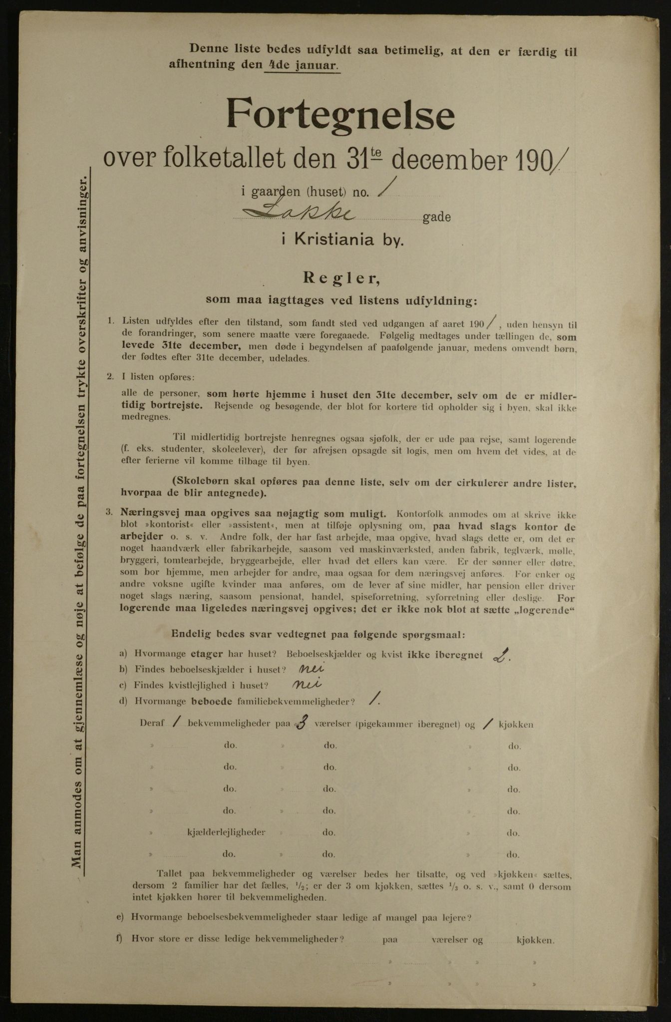 OBA, Municipal Census 1901 for Kristiania, 1901, p. 8554