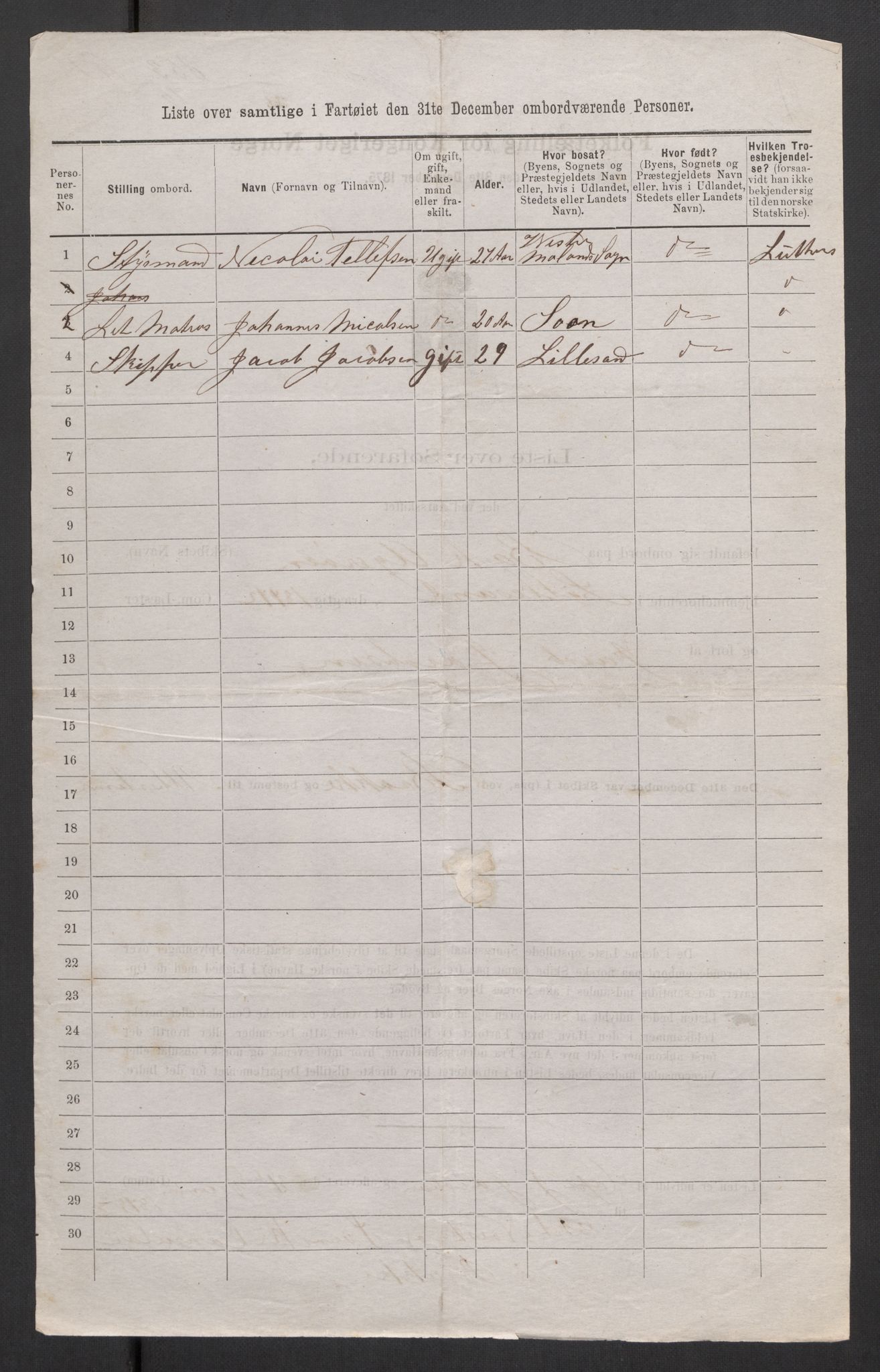 RA, 1875 census, lists of crew on ships: Ships in ports abroad, 1875, p. 188