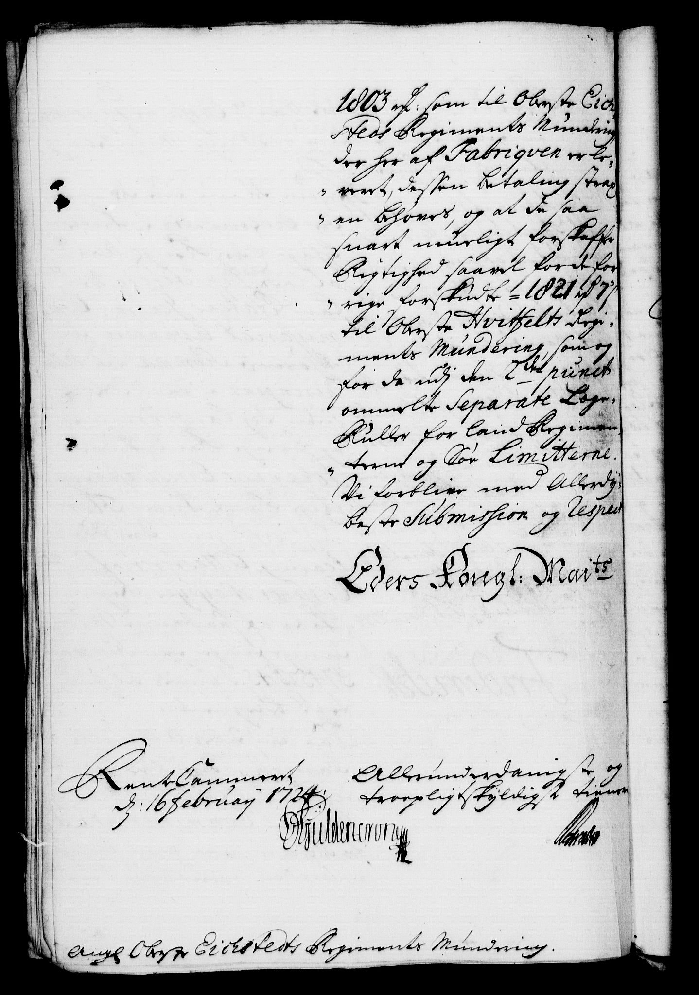 Rentekammeret, Kammerkanselliet, RA/EA-3111/G/Gf/Gfa/L0007: Norsk relasjons- og resolusjonsprotokoll (merket RK 52.7), 1724, p. 252