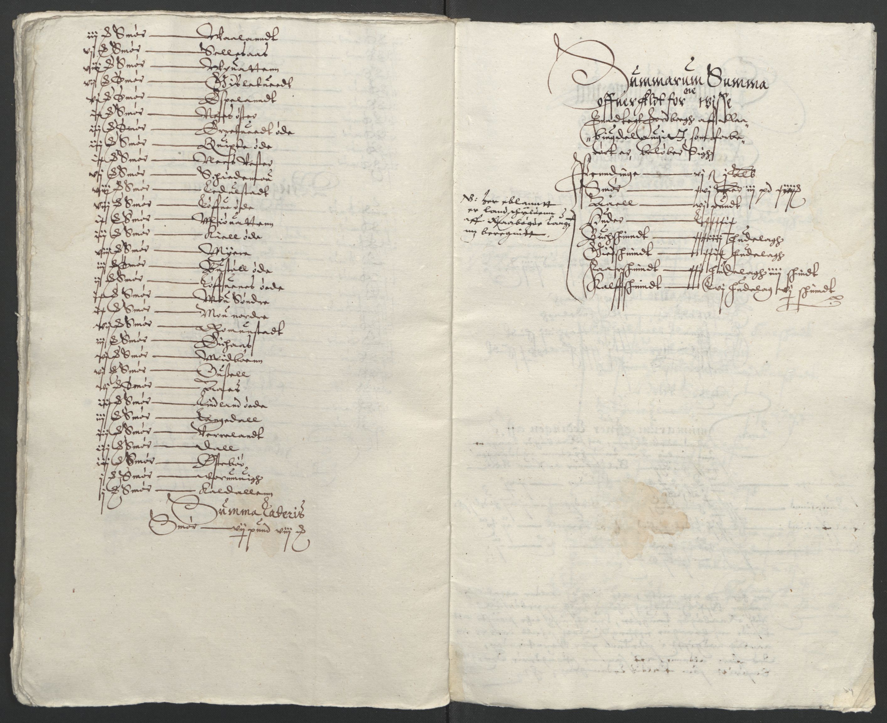 Stattholderembetet 1572-1771, AV/RA-EA-2870/Ek/L0002/0002: Jordebøker til utlikning av garnisonsskatt 1624-1626: / Jordebøker for Agdesiden len, 1624-1625, p. 36