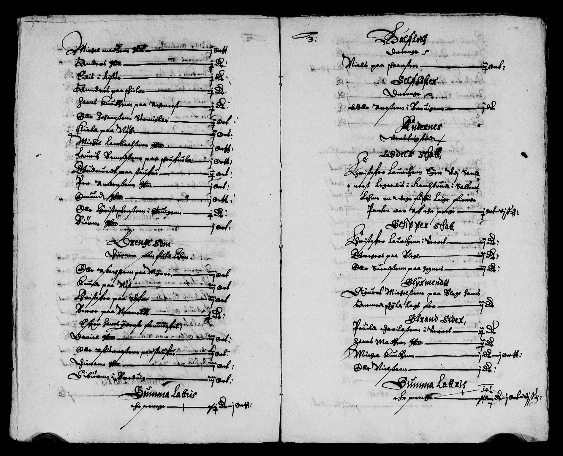 Rentekammeret inntil 1814, Reviderte regnskaper, Lensregnskaper, AV/RA-EA-5023/R/Rb/Rbz/L0024: Nordlandenes len, 1629-1633