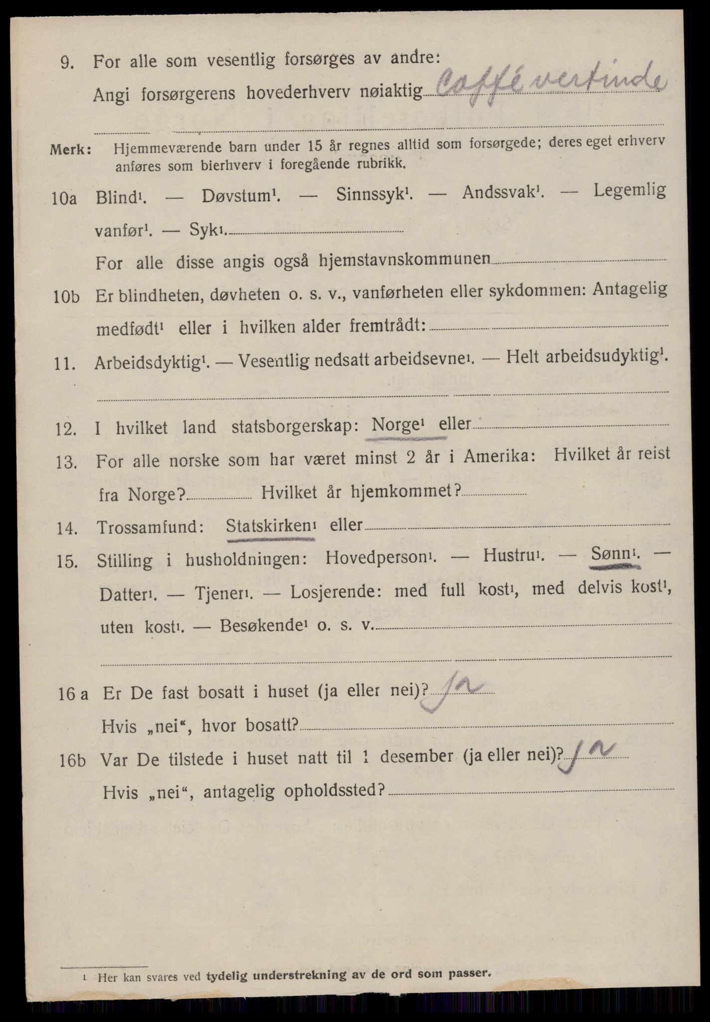 SAT, 1920 census for Norddal, 1920, p. 1438