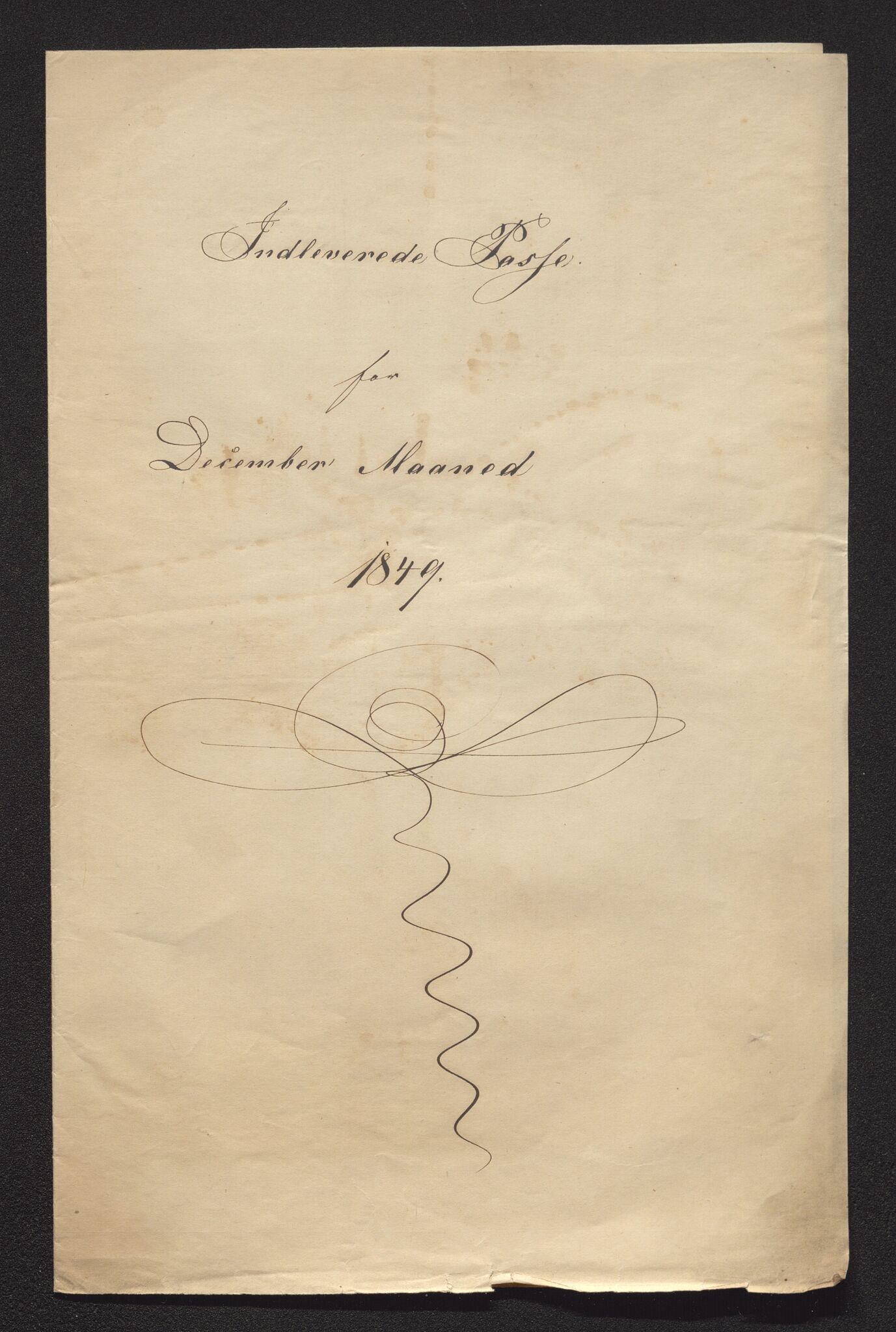 Drammen politikammer, AV/SAKO-A-623/I/Ia/Iab/L0009: Innleverte pass, 1847-1849, p. 1143