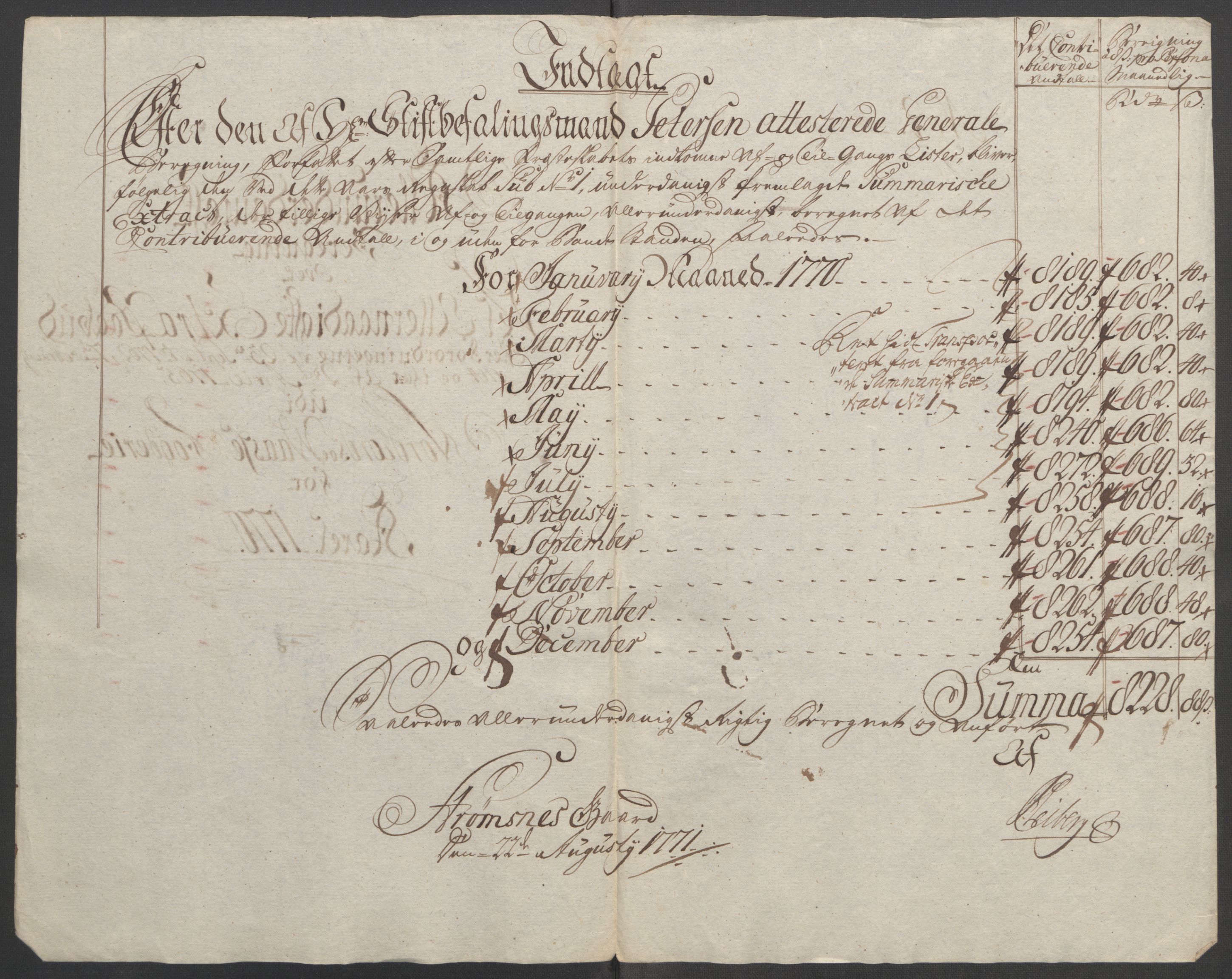 Rentekammeret inntil 1814, Reviderte regnskaper, Fogderegnskap, AV/RA-EA-4092/R51/L3303: Ekstraskatten Nordhordland og Voss, 1762-1772, p. 400