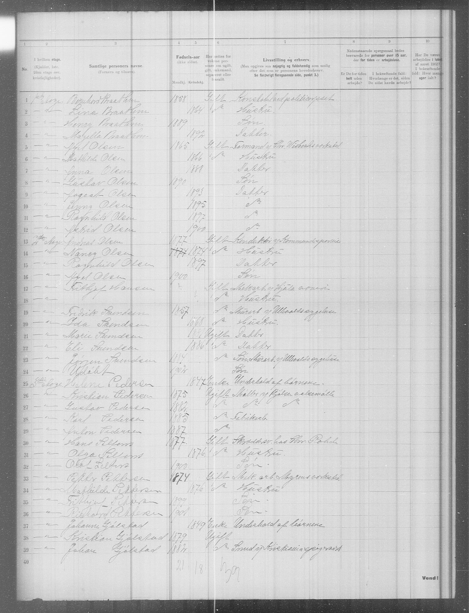 OBA, Municipal Census 1902 for Kristiania, 1902, p. 9753