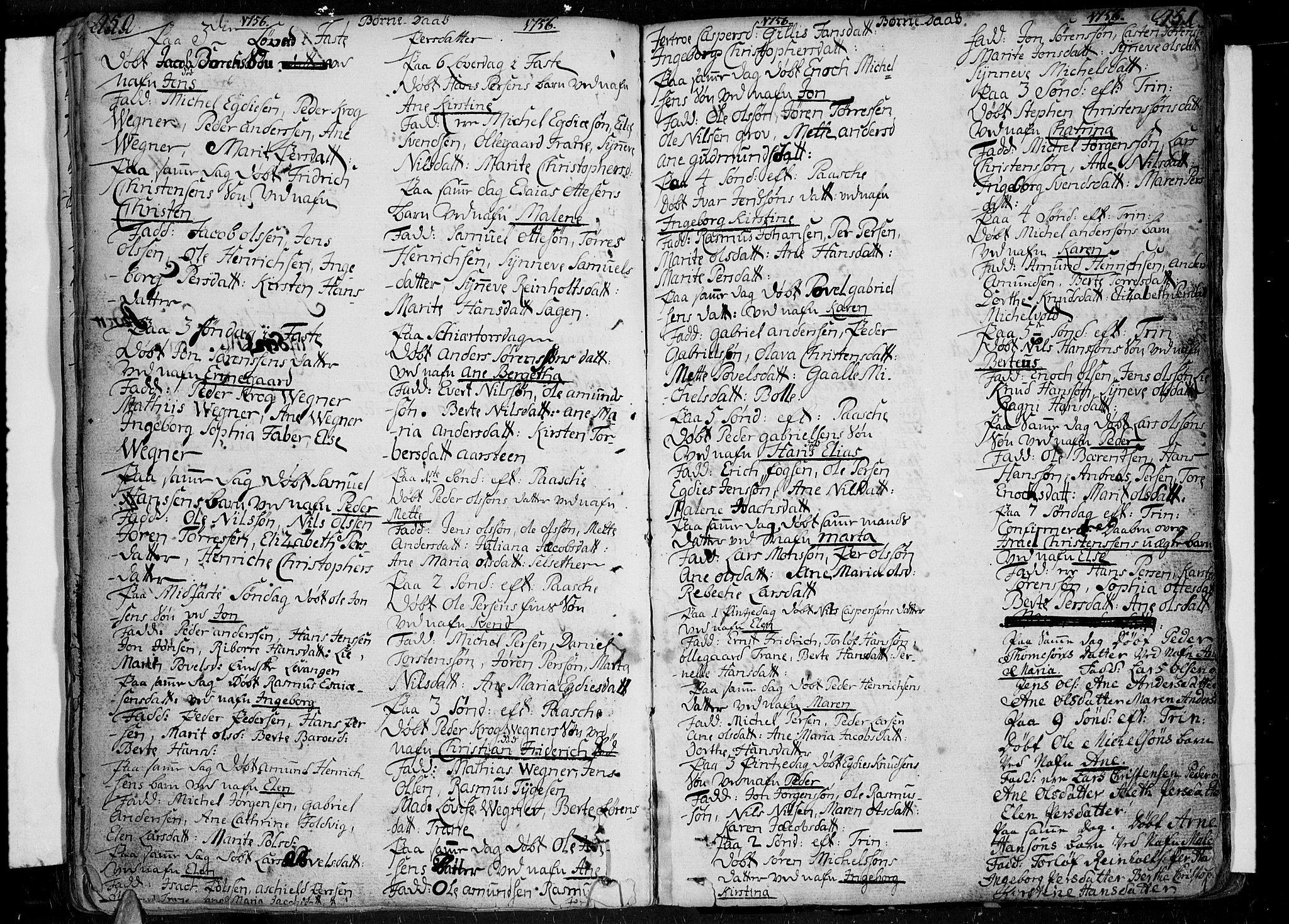 Ibestad sokneprestembete, AV/SATØ-S-0077/H/Ha/Haa/L0002kirke: Parish register (official) no. 2, 1751-1775, p. 450-451
