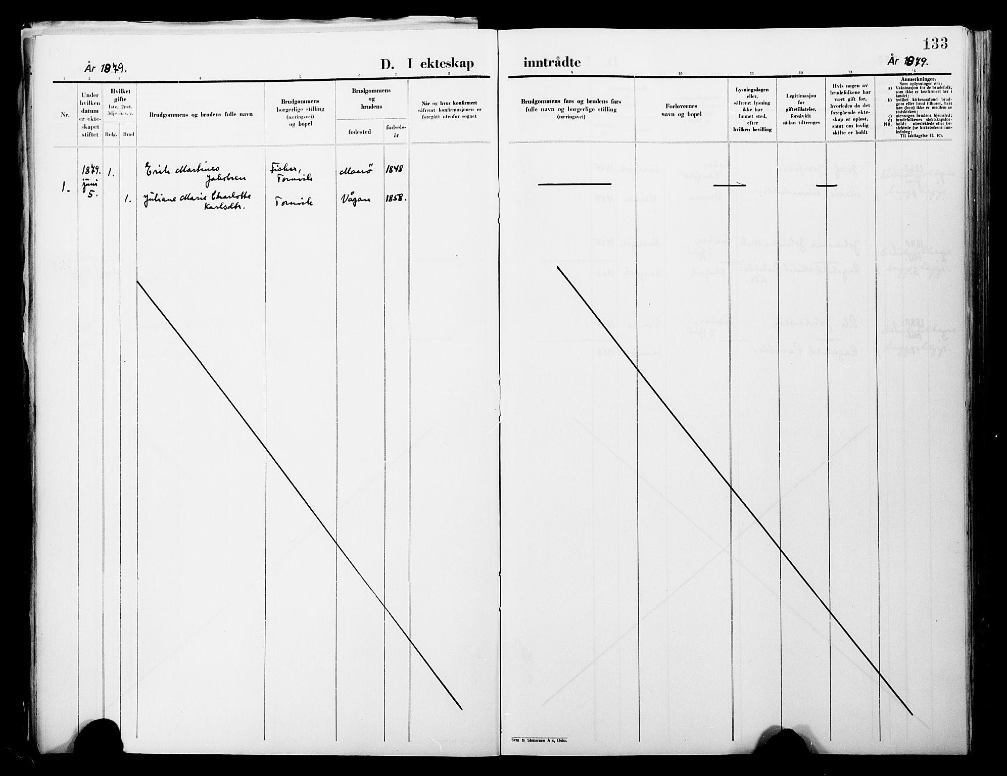 Lebesby sokneprestkontor, AV/SATØ-S-1353/H/Ha/L0004kirke: Parish register (official) no. 4, 1870-1902, p. 133