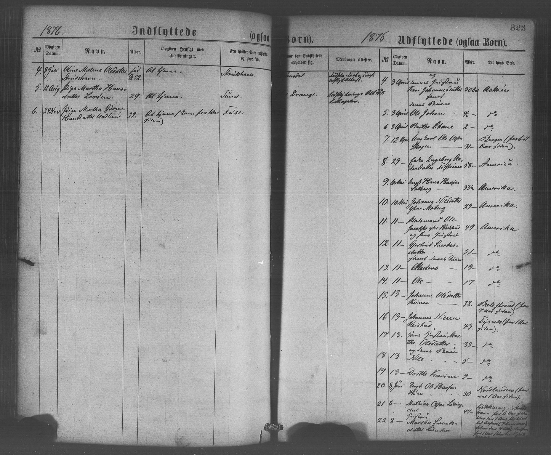Os sokneprestembete, SAB/A-99929: Parish register (official) no. A 18, 1874-1884, p. 323