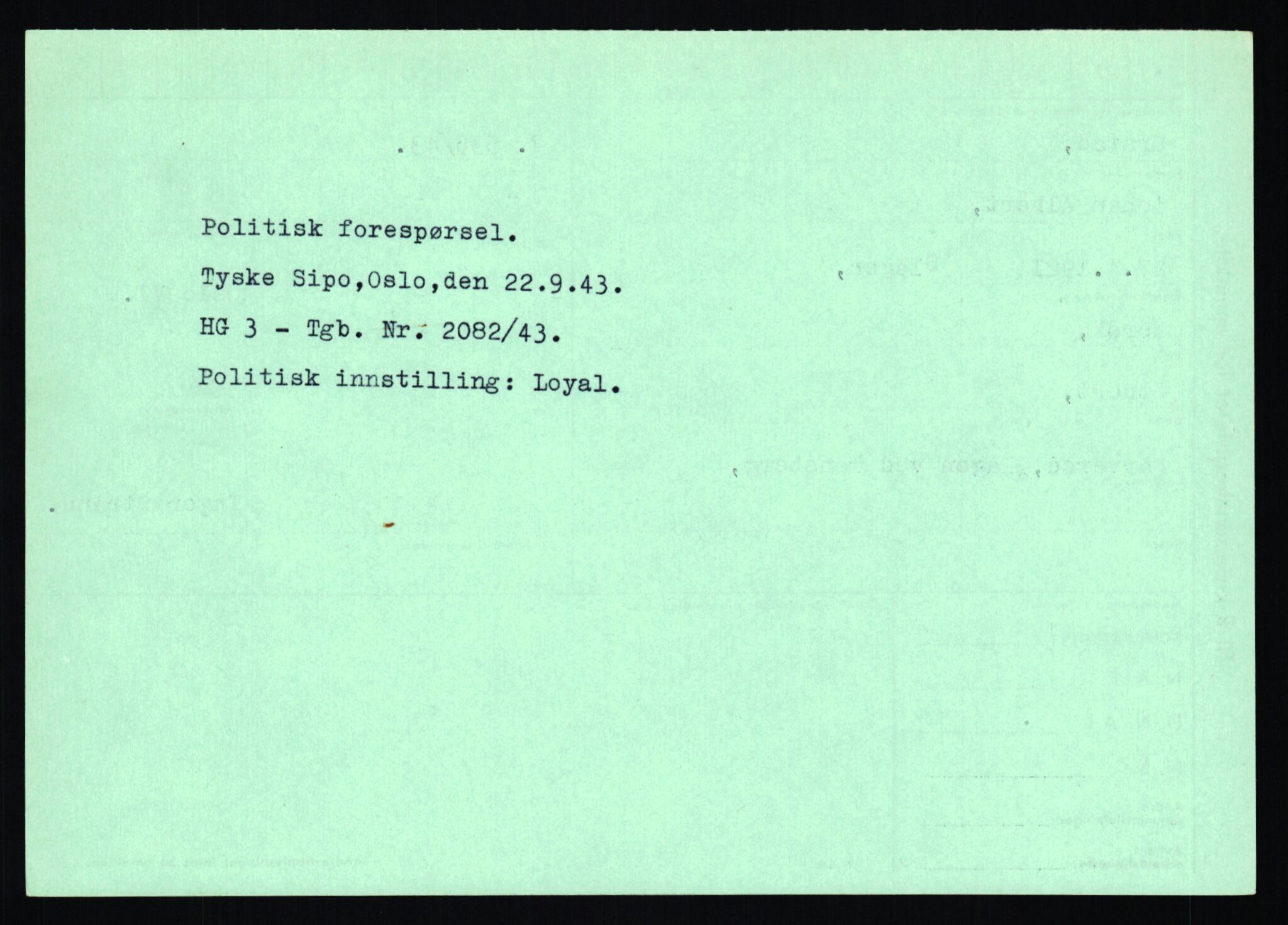 Statspolitiet - Hovedkontoret / Osloavdelingen, AV/RA-S-1329/C/Ca/L0016: Uberg - Øystese, 1943-1945, p. 322