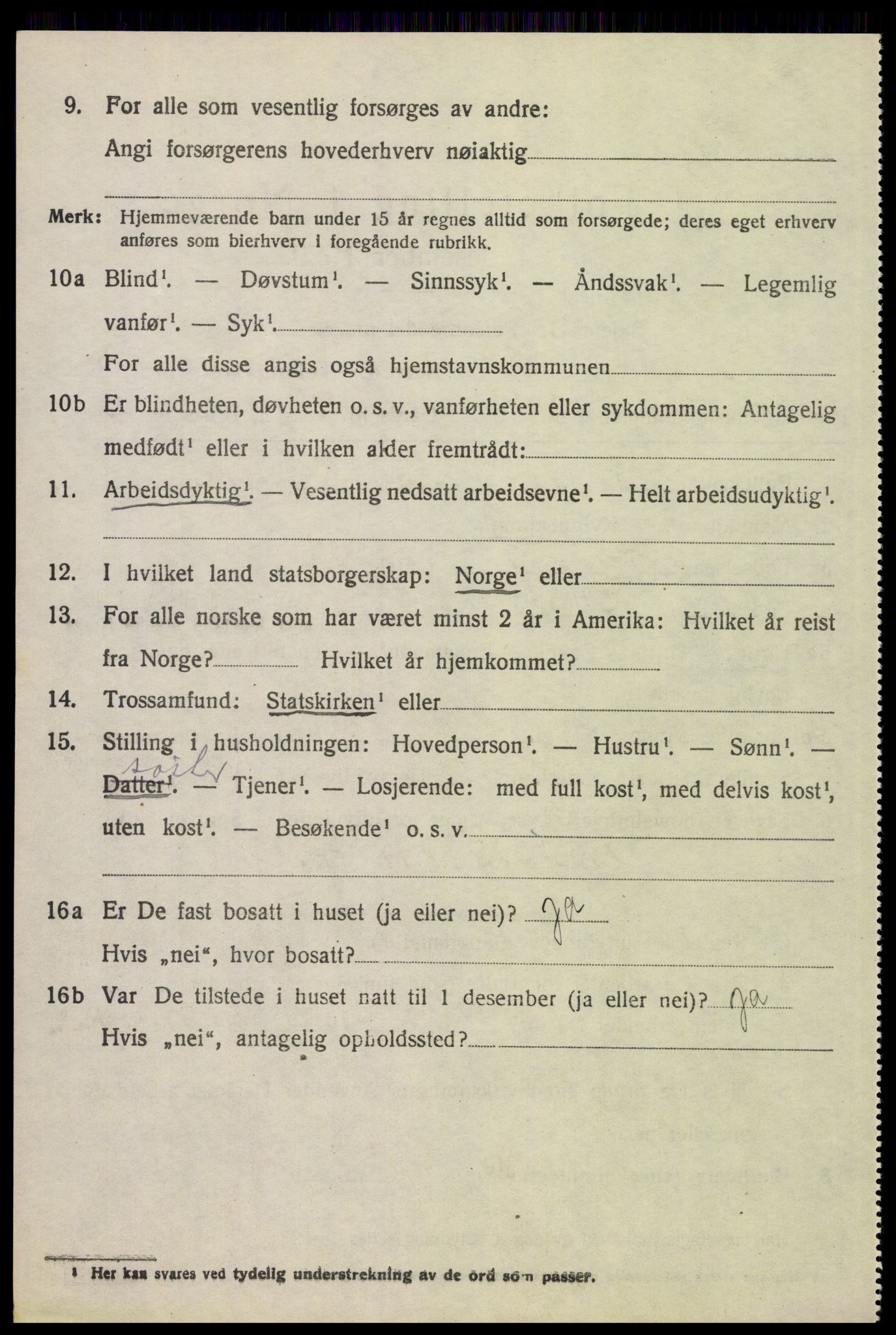 SAH, 1920 census for Elverum, 1920, p. 17369