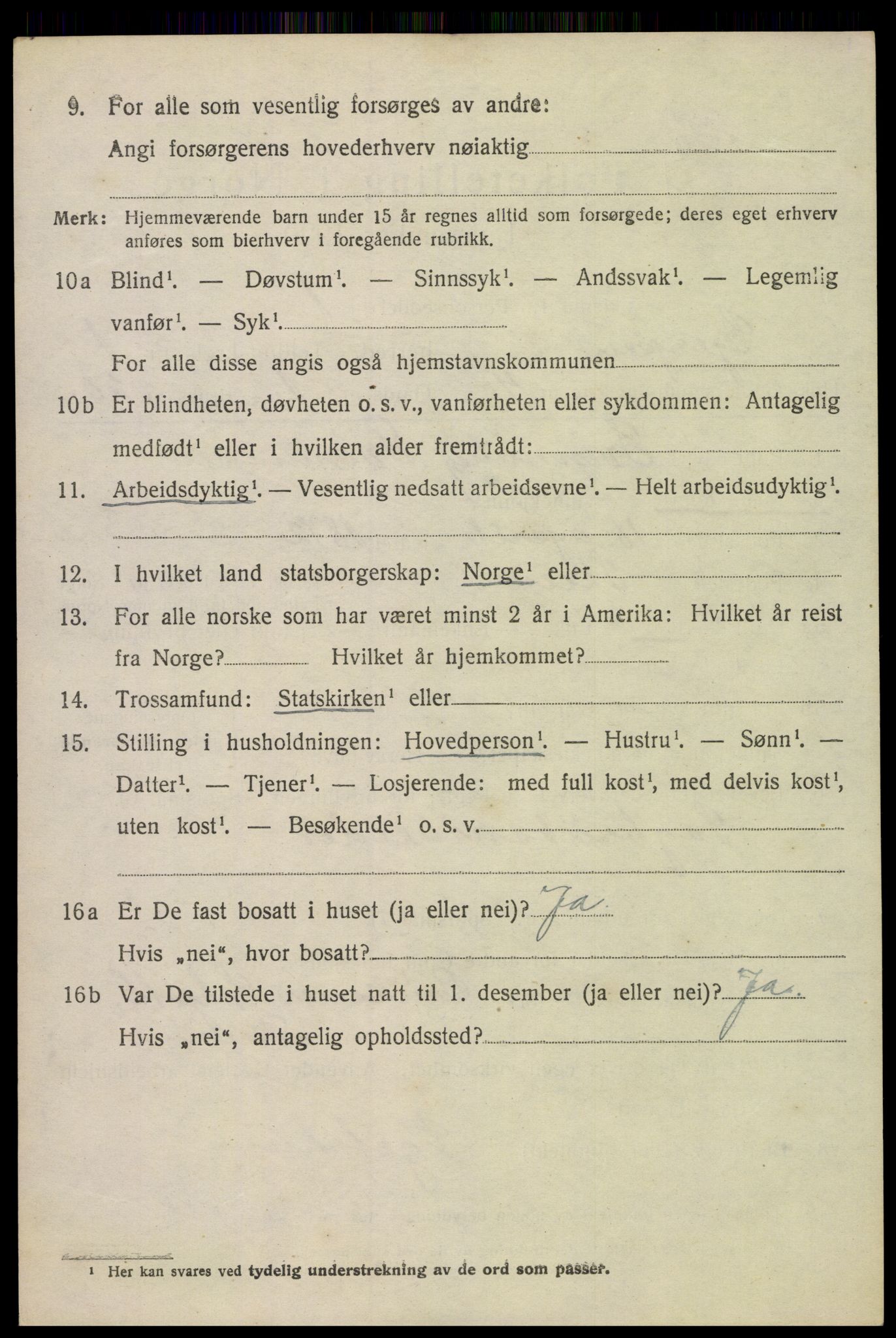 SAKO, 1920 census for Gjerpen, 1920, p. 3105