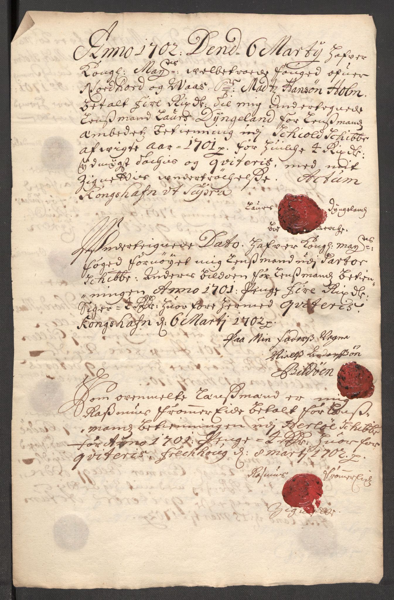 Rentekammeret inntil 1814, Reviderte regnskaper, Fogderegnskap, RA/EA-4092/R51/L3185: Fogderegnskap Nordhordland og Voss, 1700-1701, p. 422
