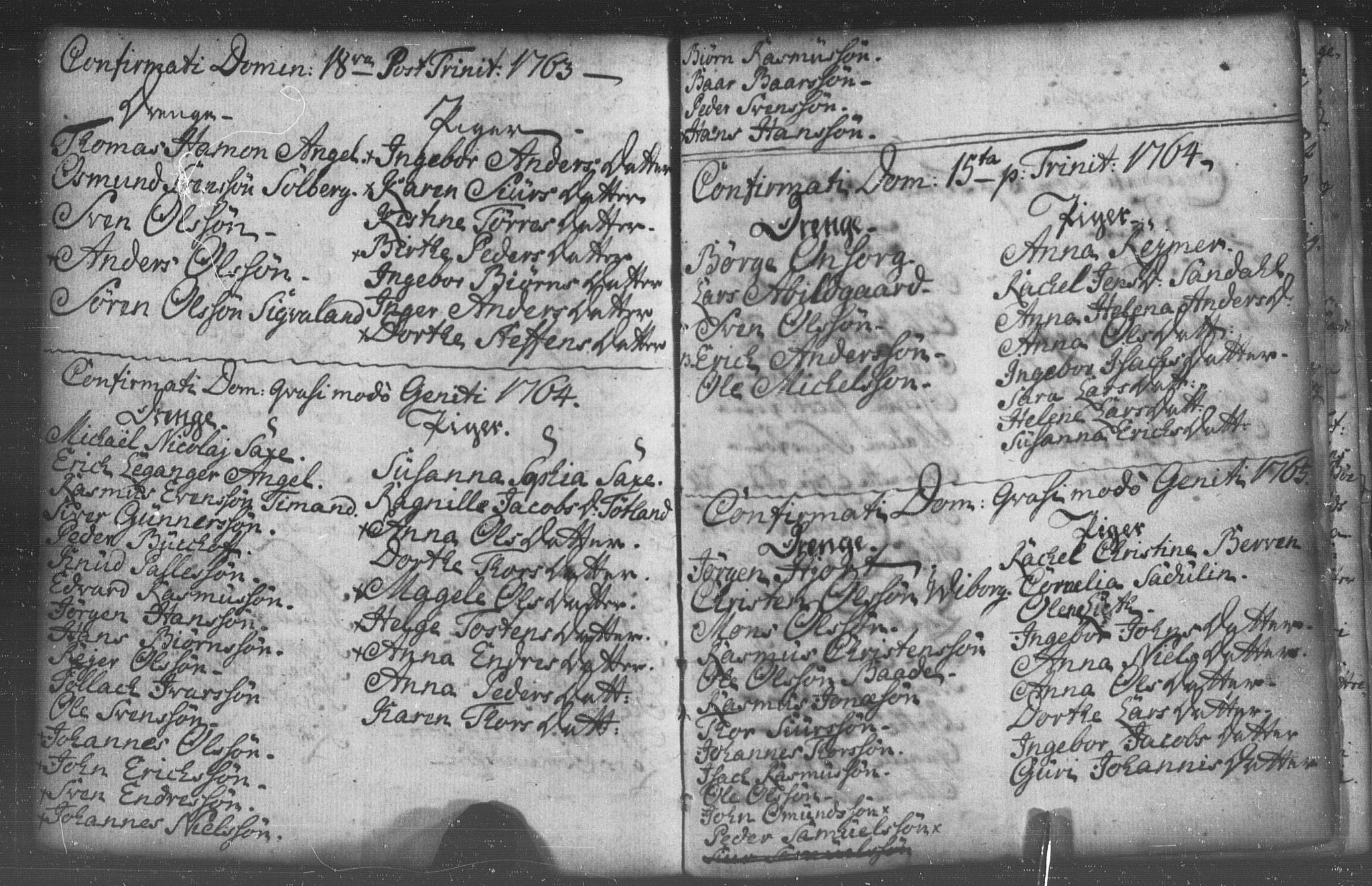 Domkirken sokneprestkontor, SAST/A-101812/001/30/30BB/L0005: Parish register (copy) no. B 5/ 1, 1760-1766
