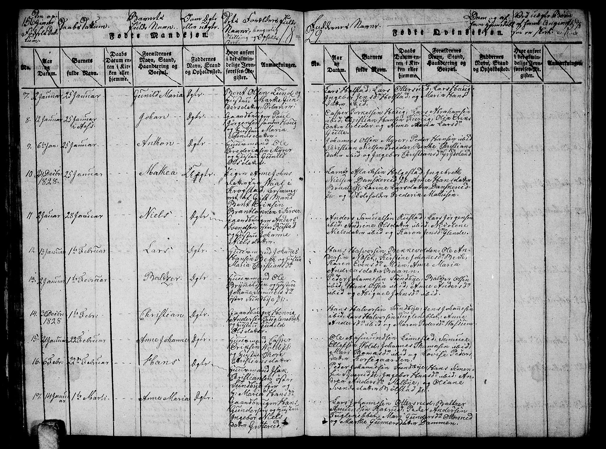 Ås prestekontor Kirkebøker, SAO/A-10894/G/Ga/L0002: Parish register (copy) no. I 2, 1820-1836, p. 156-157