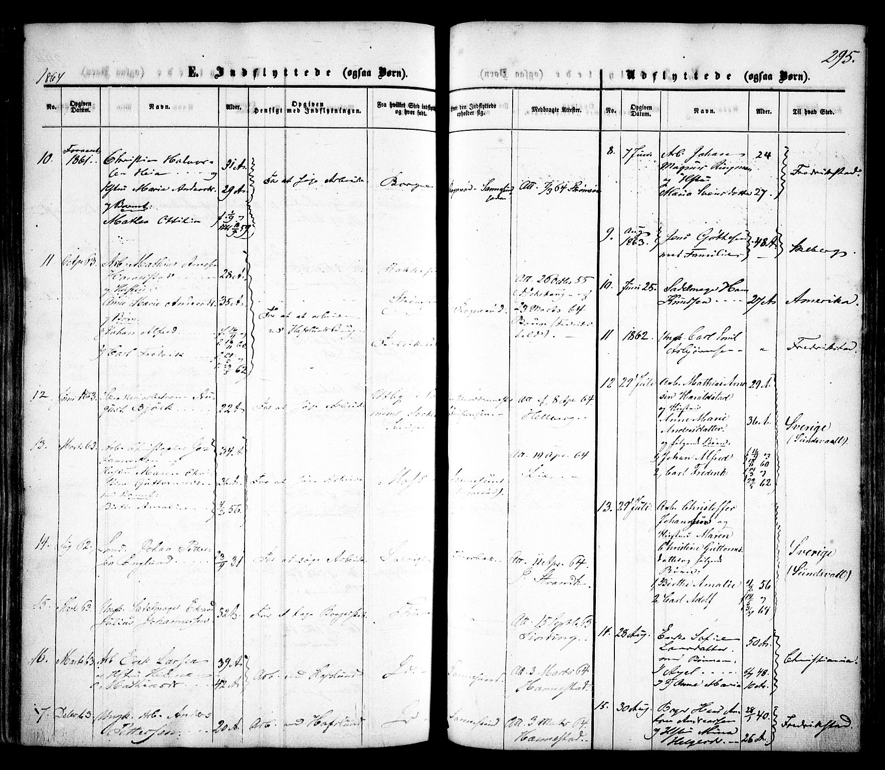 Sarpsborg prestekontor Kirkebøker, AV/SAO-A-2006/F/Fa/L0001: Parish register (official) no. 1, 1859-1868, p. 295