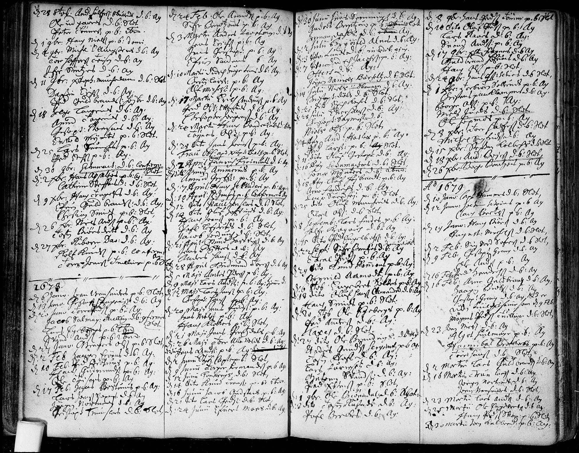 Aker prestekontor kirkebøker, AV/SAO-A-10861/F/L0001: Parish register (official) no. 1, 1656-1688