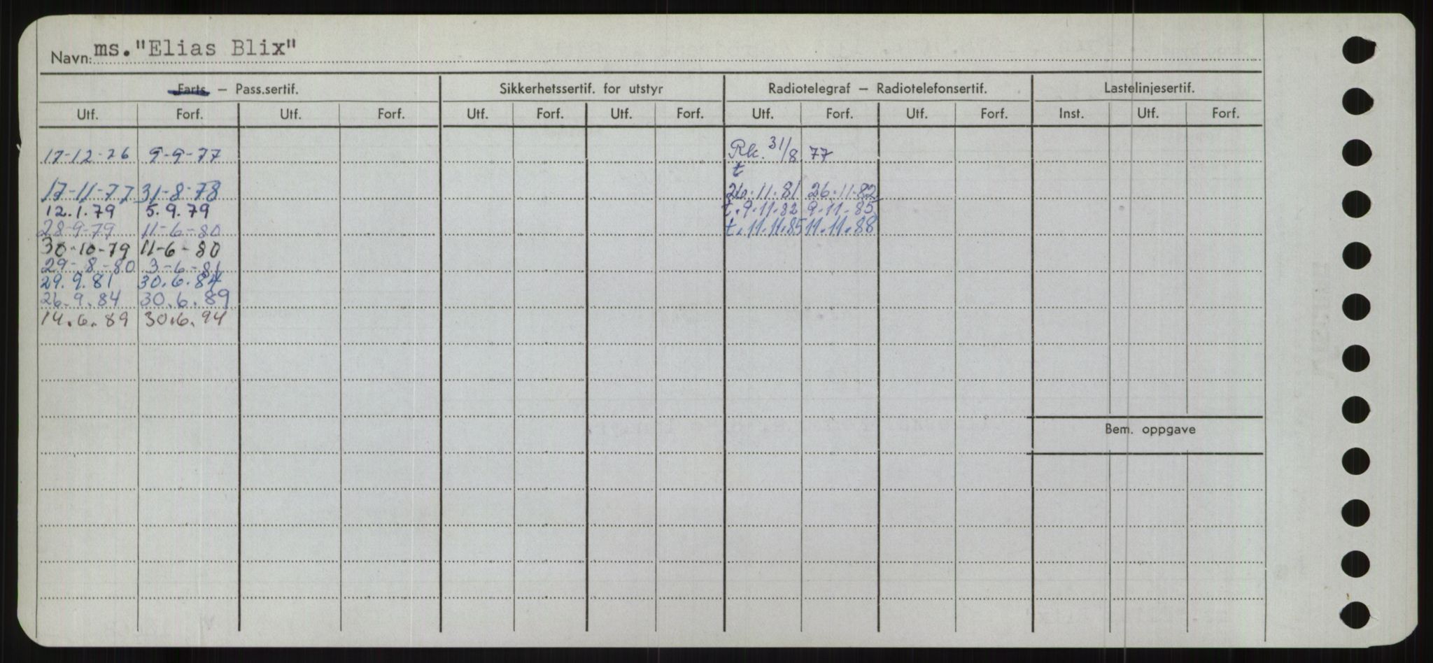 Sjøfartsdirektoratet med forløpere, Skipsmålingen, AV/RA-S-1627/H/Ha/L0002/0001: Fartøy, Eik-Hill / Fartøy, Eik-F, p. 88