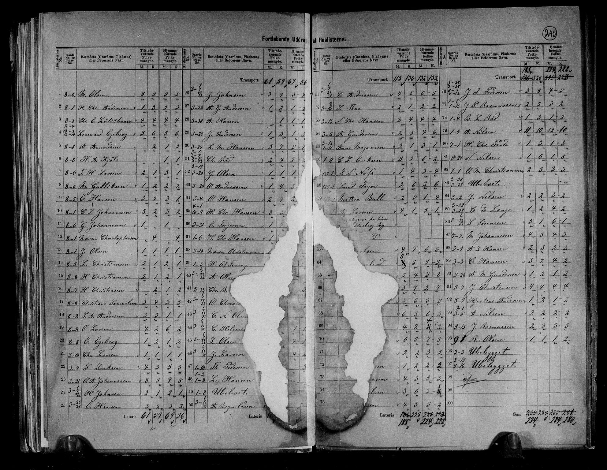 RA, 1891 census for 0722 Nøtterøy, 1891, p. 5