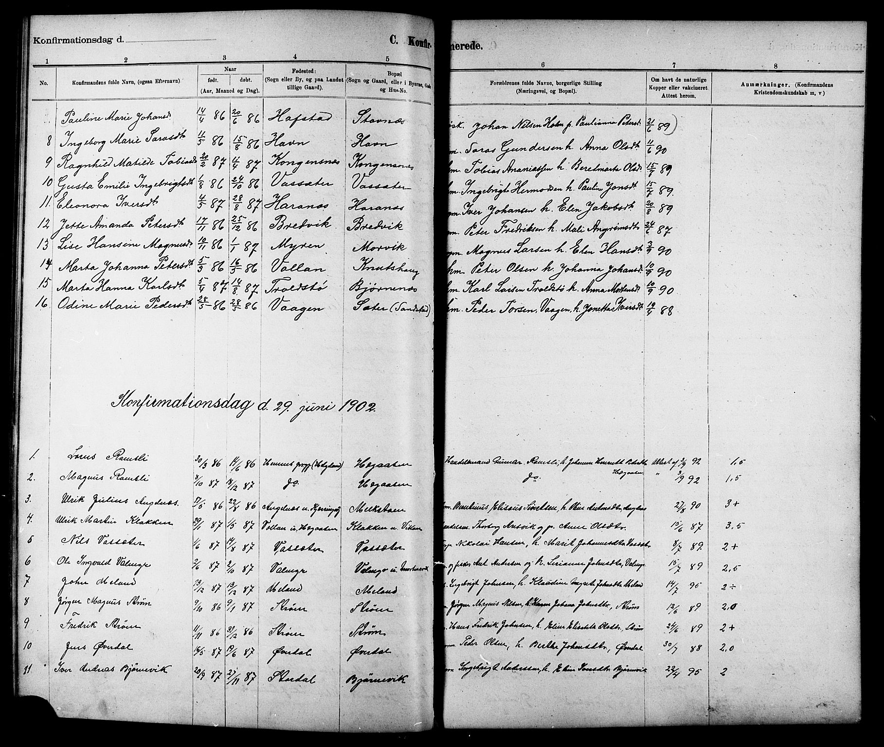 Ministerialprotokoller, klokkerbøker og fødselsregistre - Sør-Trøndelag, SAT/A-1456/634/L0542: Parish register (copy) no. 634C04, 1892-1916