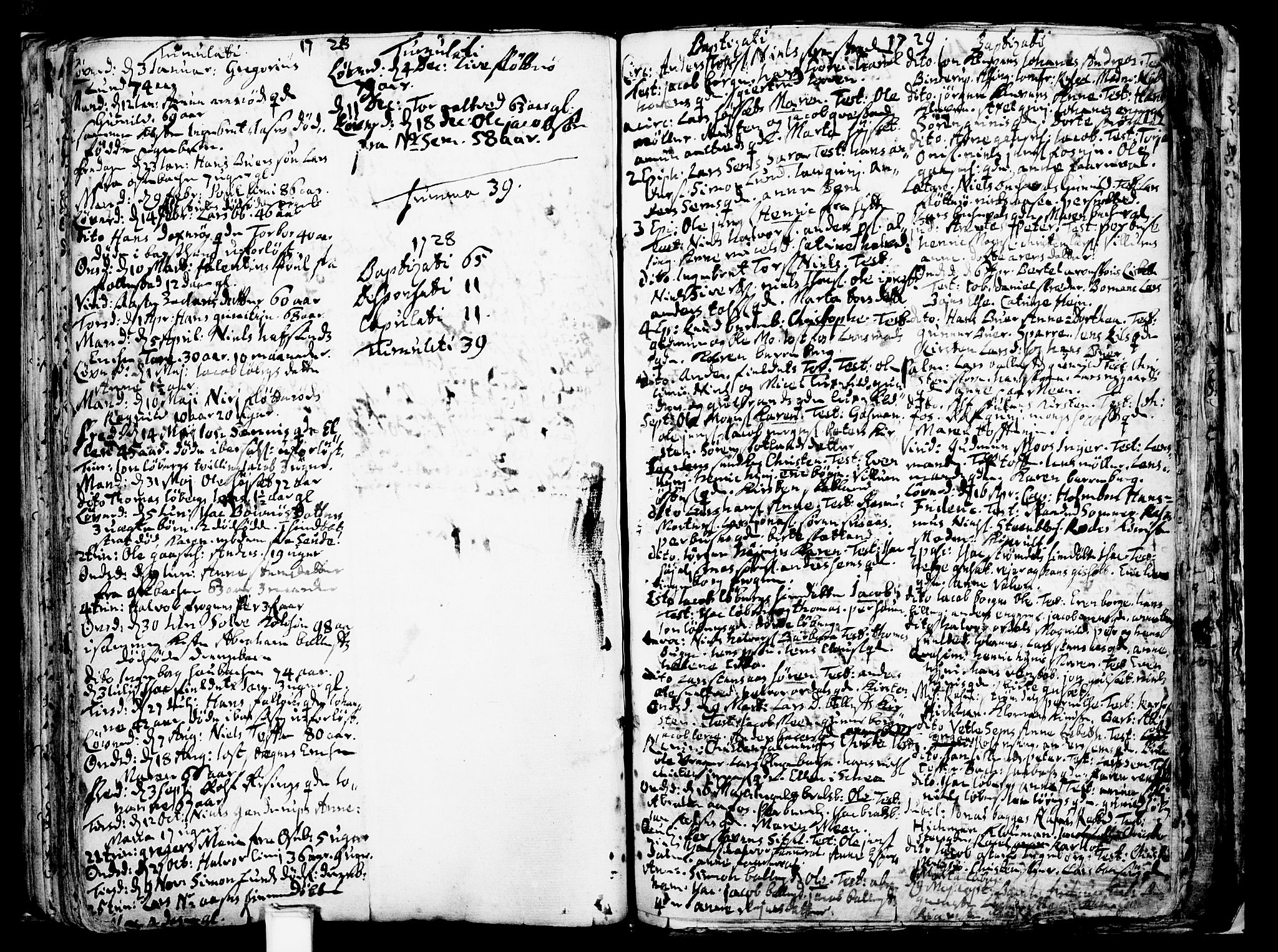 Gjerpen kirkebøker, SAKO/A-265/F/Fa/L0001: Parish register (official) no. I 1, 1681-1746