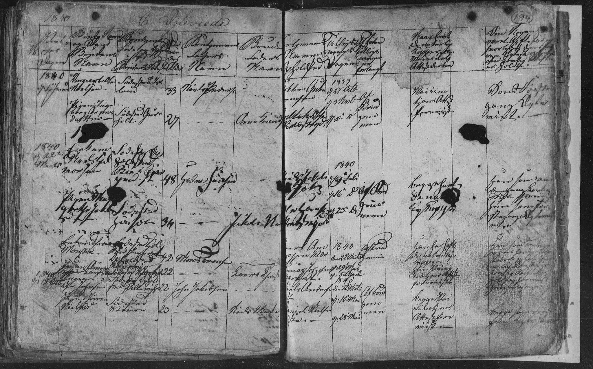 Siljan kirkebøker, SAKO/A-300/G/Ga/L0001: Parish register (copy) no. 1, 1827-1847, p. 194