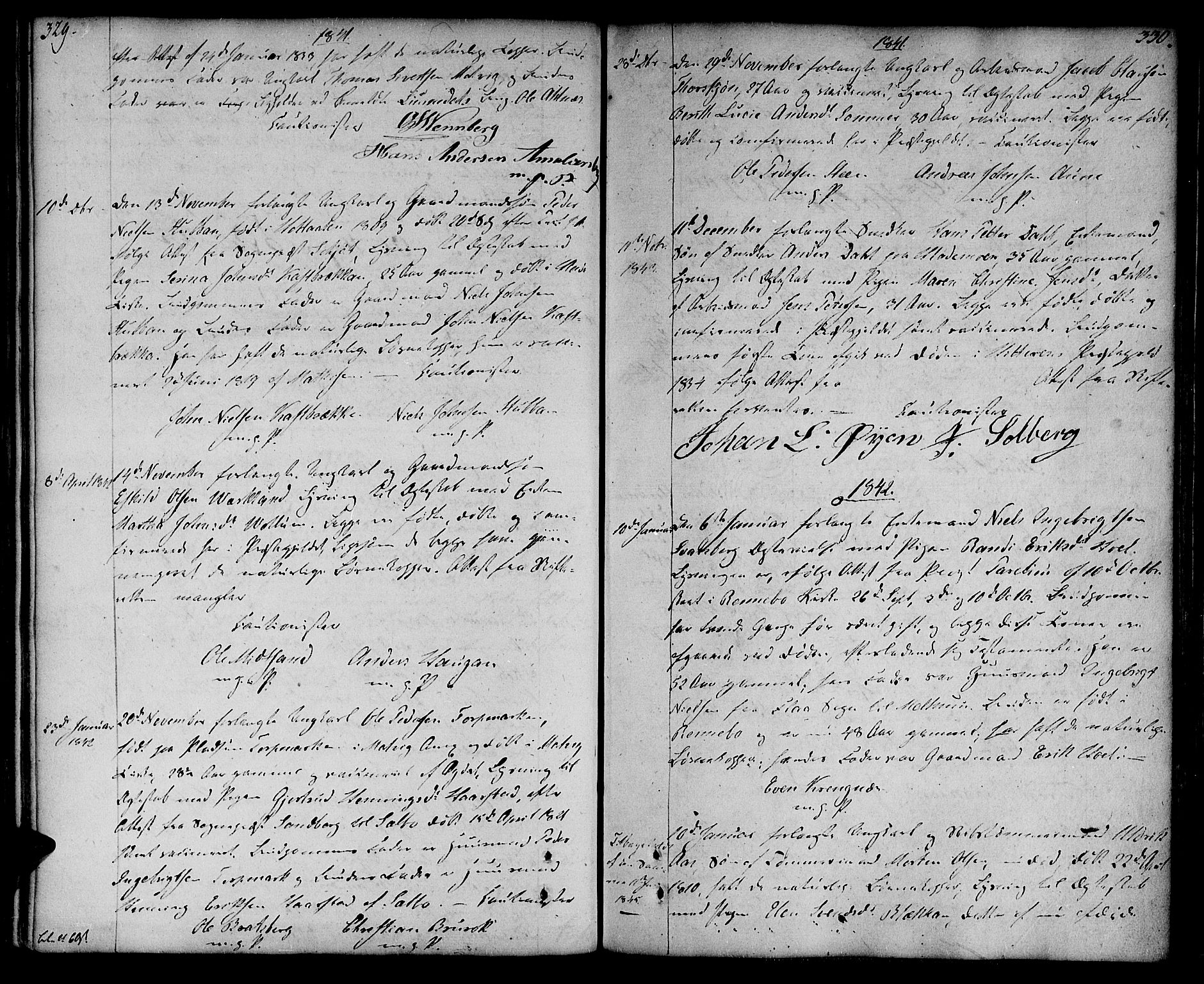 Ministerialprotokoller, klokkerbøker og fødselsregistre - Sør-Trøndelag, SAT/A-1456/604/L0181: Parish register (official) no. 604A02, 1798-1817, p. 329-330