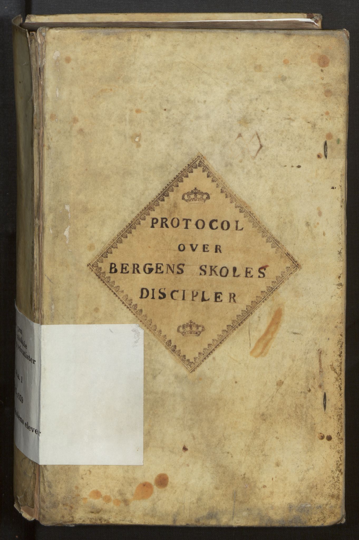 Bergen katedralskole - VI Skolens elever og privatister, AV/SAB-SAB-5400-6/A/Aa/L0001: Manntall, skolens elever, 1747-1859