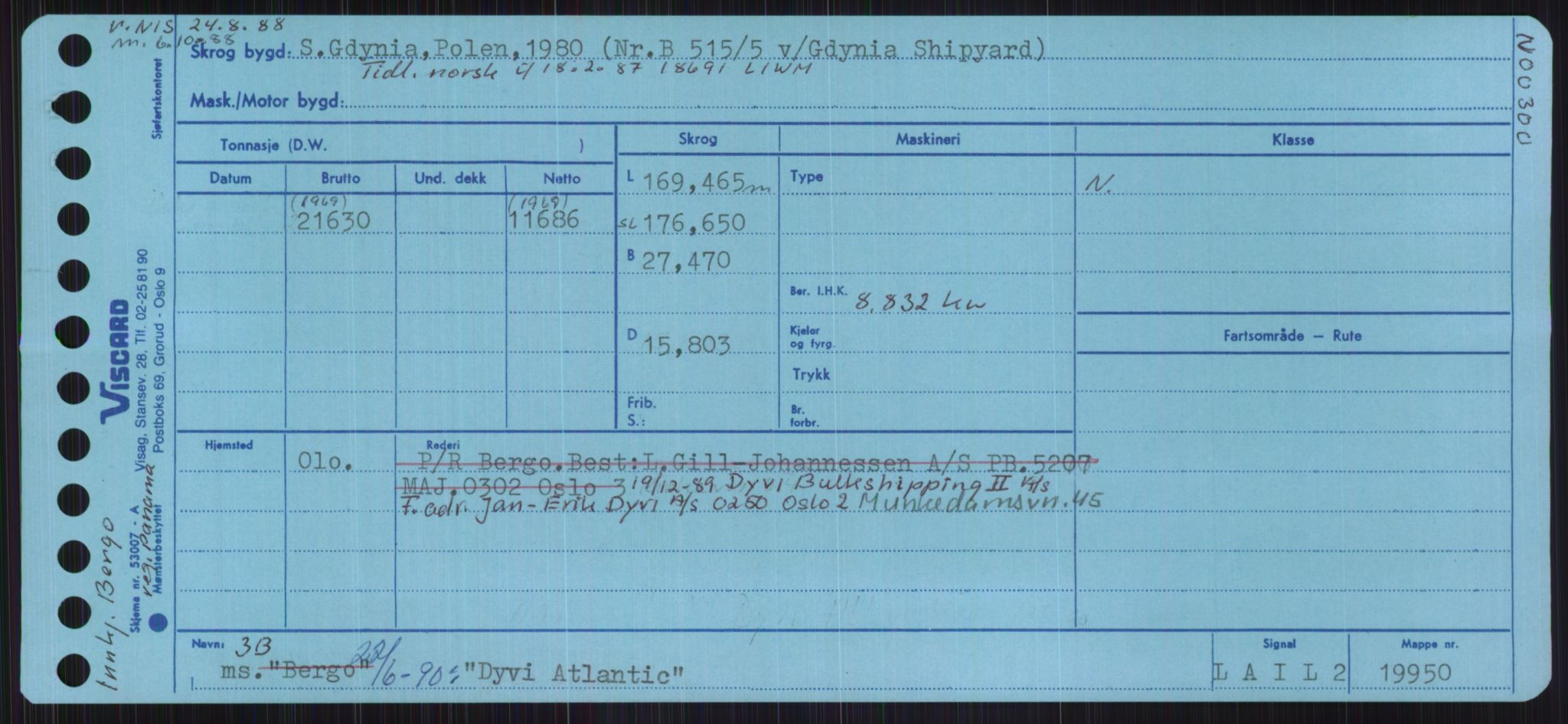 Sjøfartsdirektoratet med forløpere, Skipsmålingen, RA/S-1627/H/Ha/L0001/0002: Fartøy, A-Eig / Fartøy Bjør-Eig, p. 935