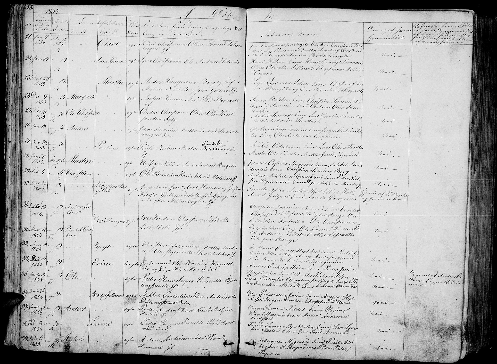 Romedal prestekontor, AV/SAH-PREST-004/L/L0009: Parish register (copy) no. 9, 1846-1866, p. 58