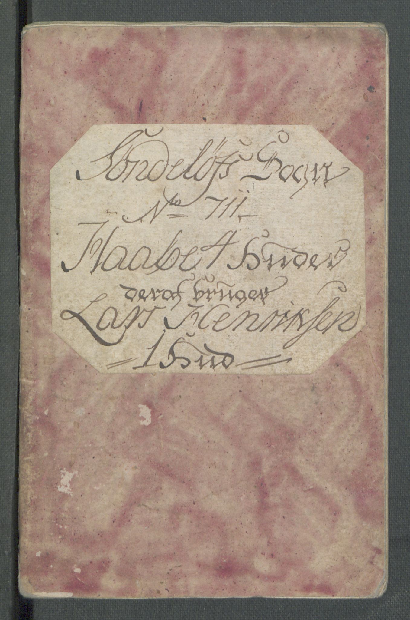 Rentekammeret inntil 1814, Realistisk ordnet avdeling, RA/EA-4070/Od/L0001/0002: Oppløp / [Æ2]: Dokumenter om Lofthusurolighetene i Nedenes, 1786-1789, p. 311