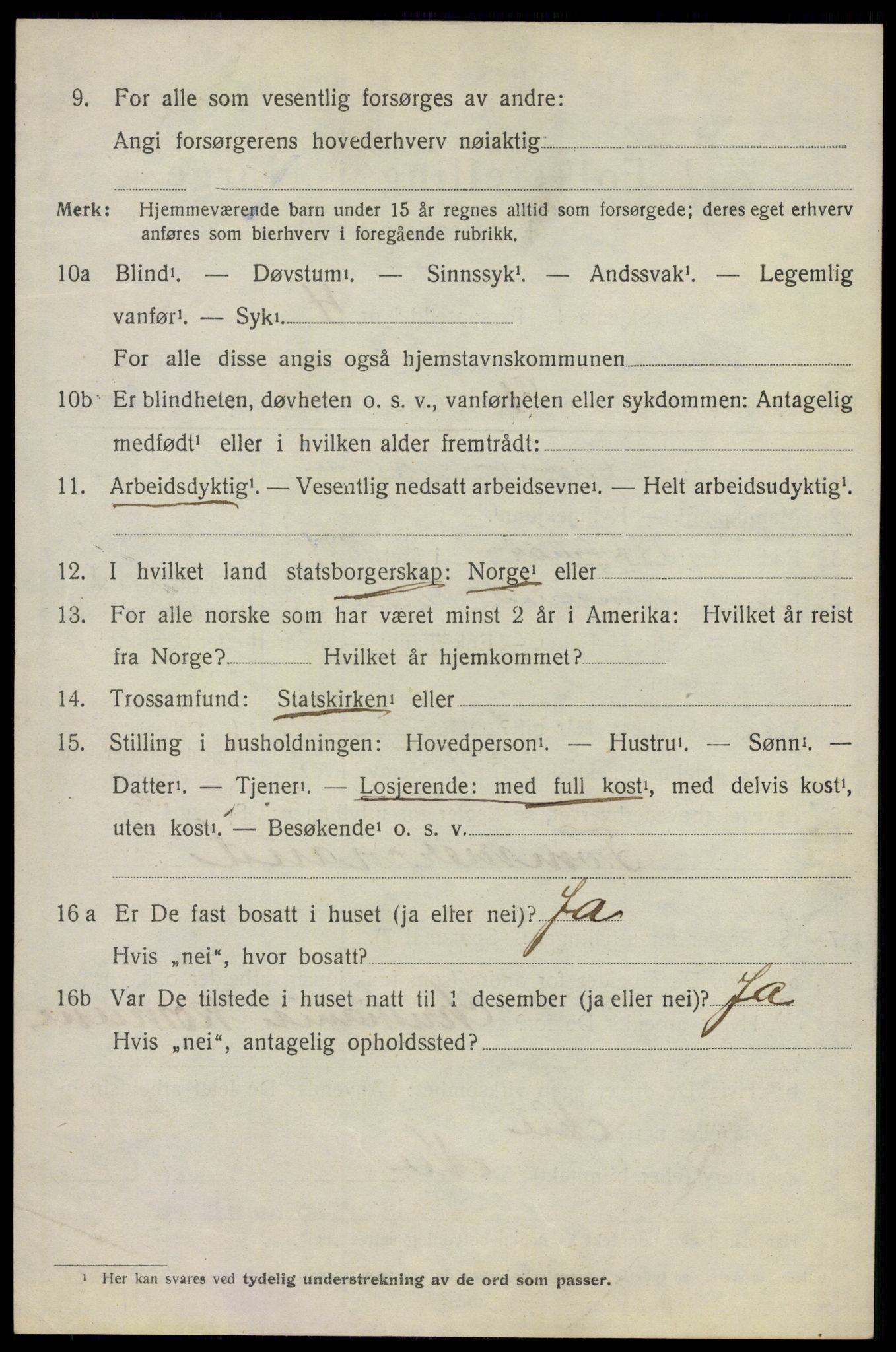 SAO, 1920 census for Skedsmo, 1920, p. 7168