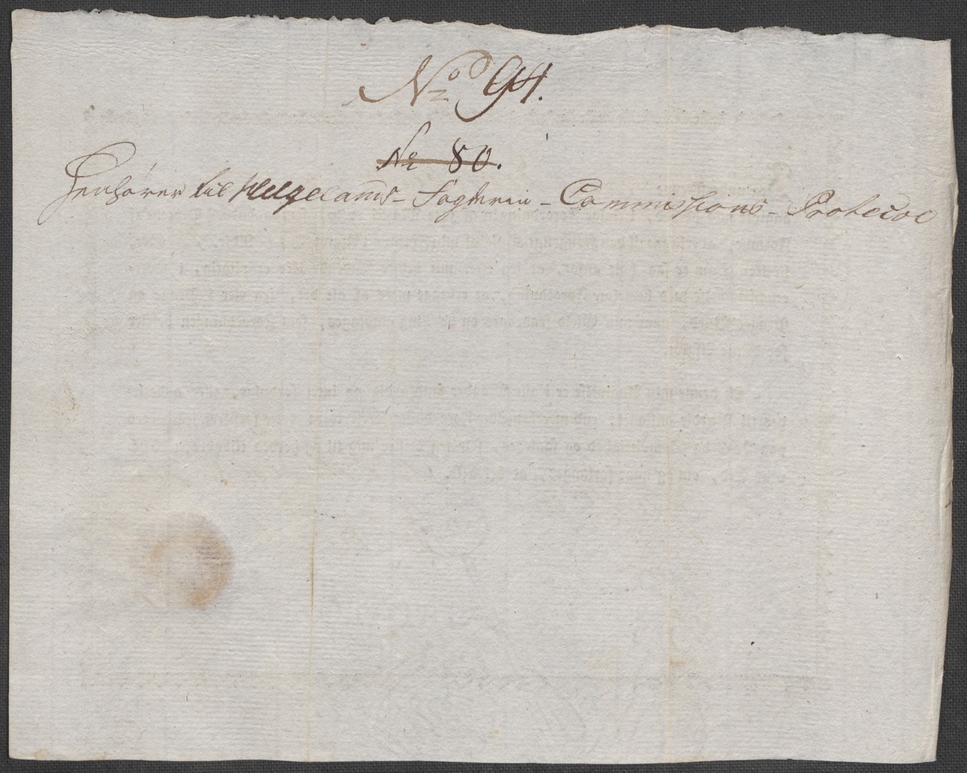 Rentekammeret inntil 1814, Reviderte regnskaper, Mindre regnskaper, AV/RA-EA-4068/Rf/Rfe/L0014: Helgeland fogderi, 1789, p. 460