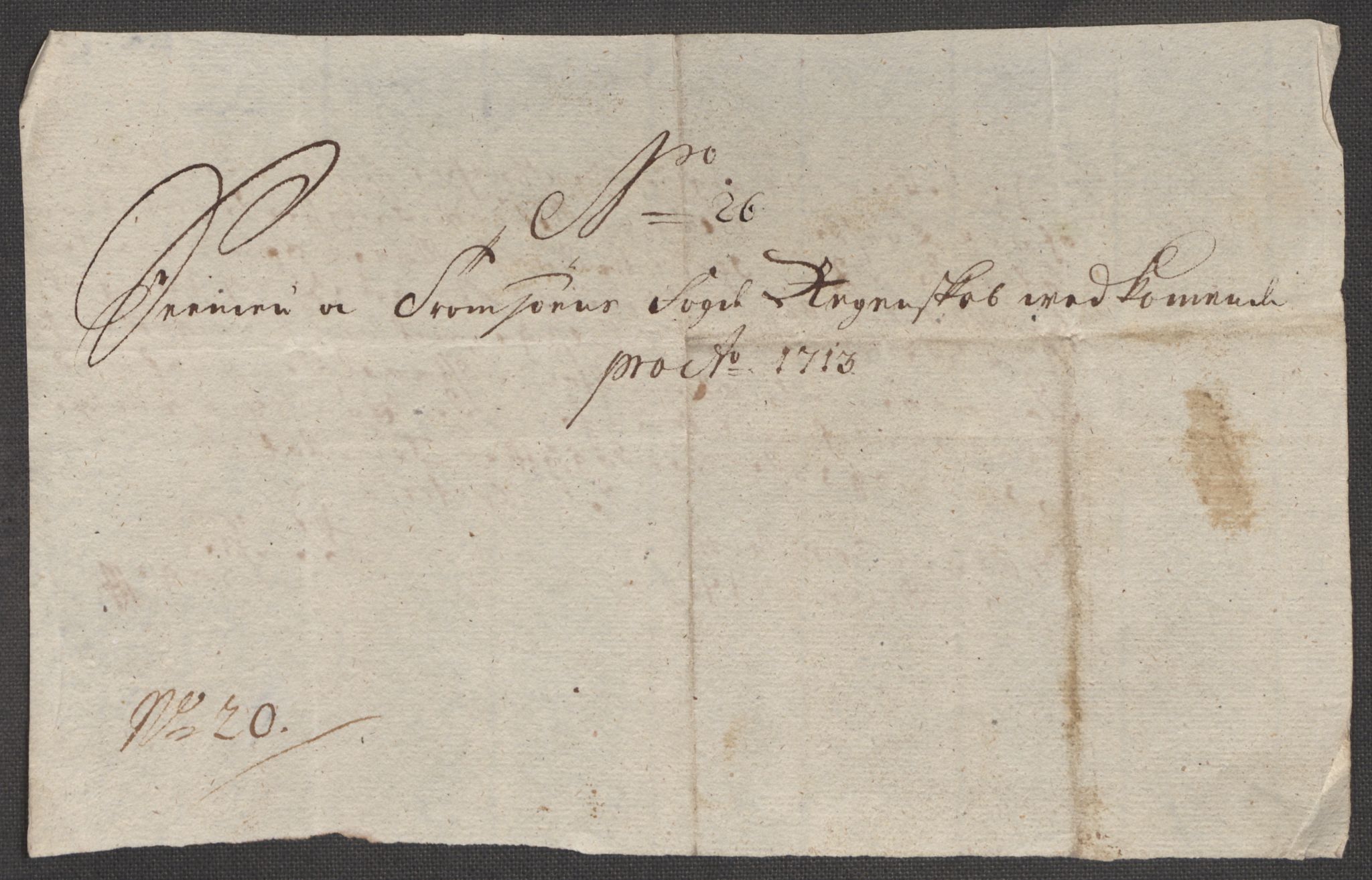 Rentekammeret inntil 1814, Reviderte regnskaper, Fogderegnskap, AV/RA-EA-4092/R68/L4759: Fogderegnskap Senja og Troms, 1713, p. 169