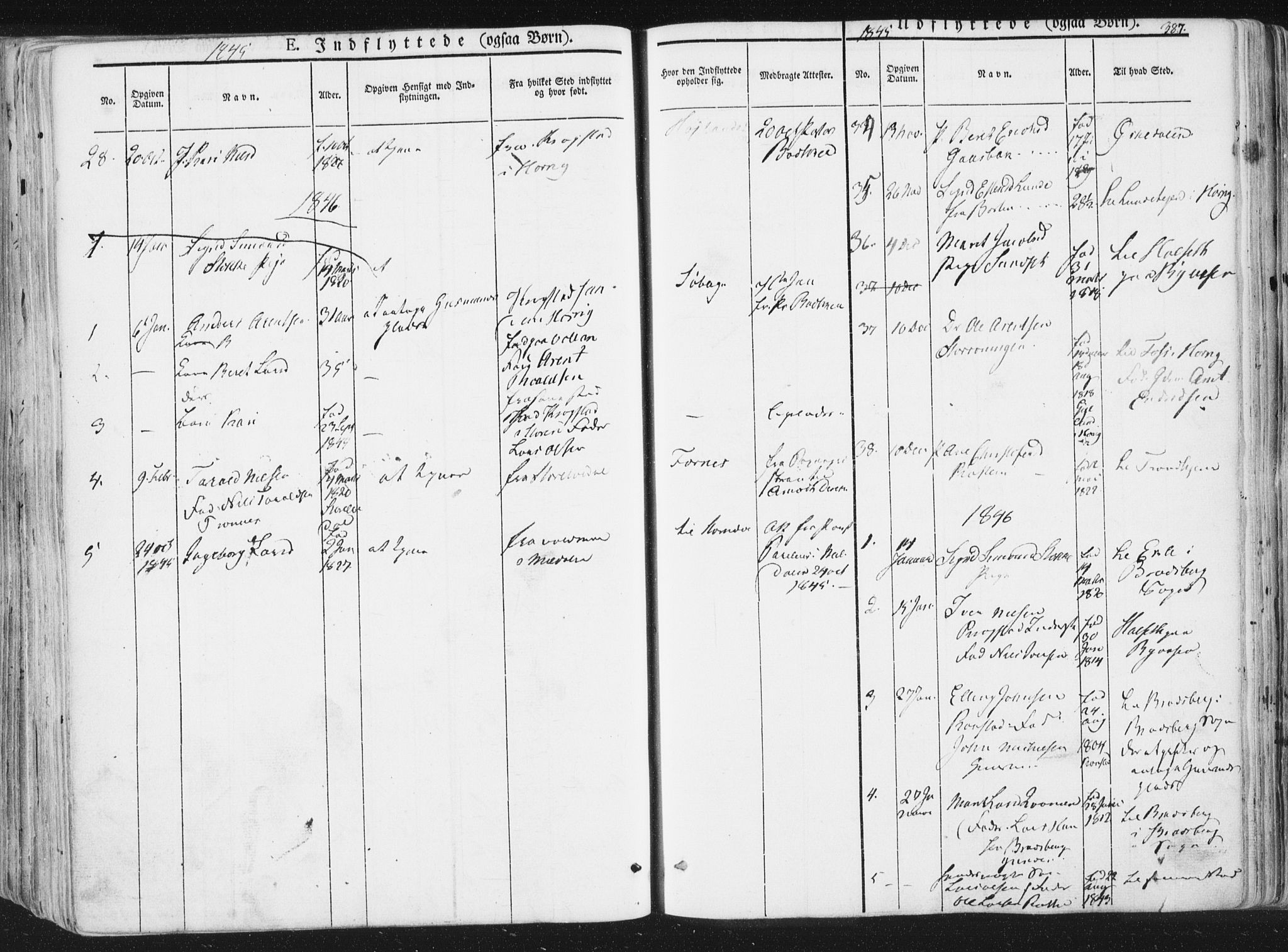 Ministerialprotokoller, klokkerbøker og fødselsregistre - Sør-Trøndelag, SAT/A-1456/691/L1074: Parish register (official) no. 691A06, 1842-1852, p. 387