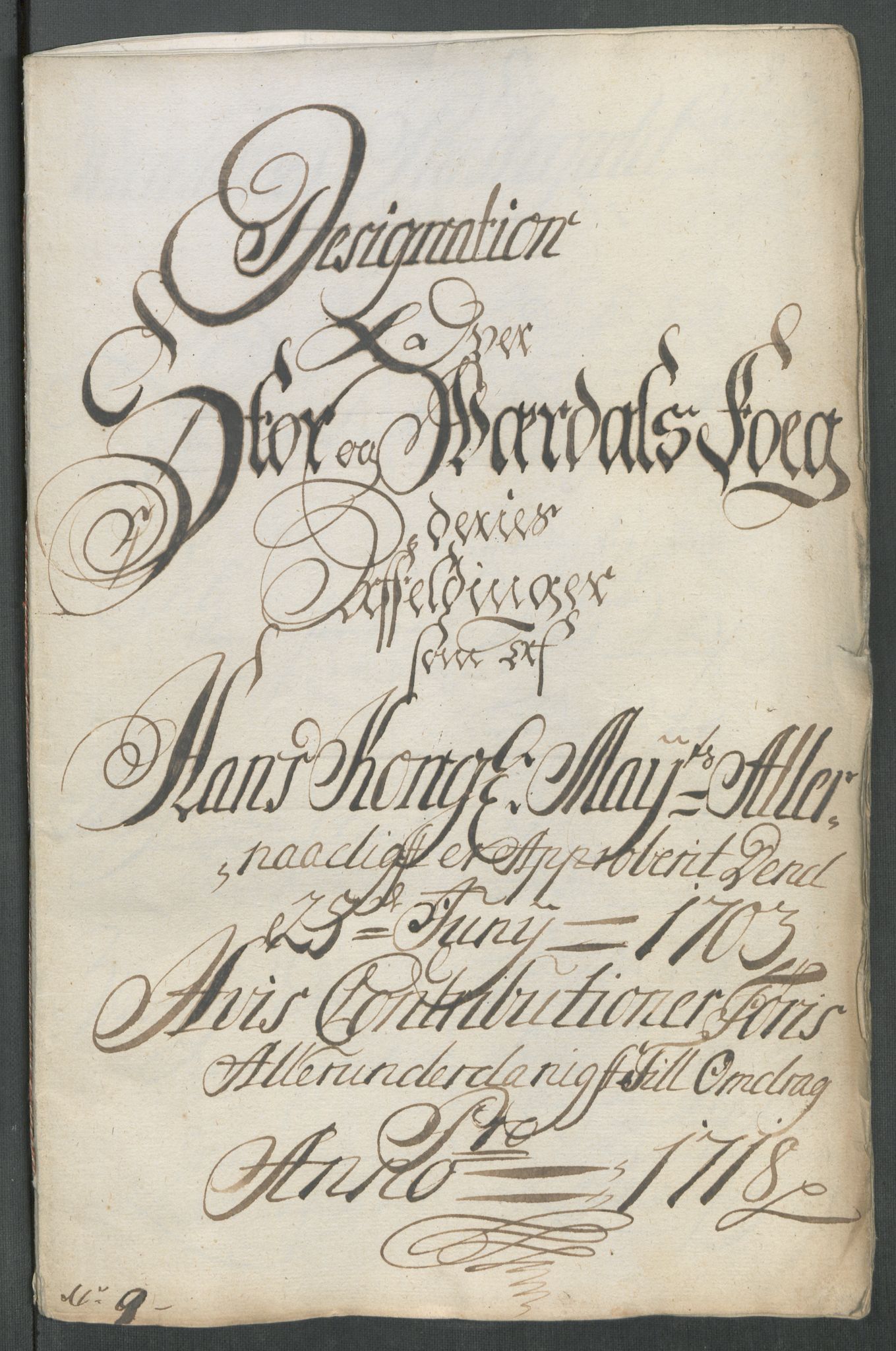 Rentekammeret inntil 1814, Reviderte regnskaper, Fogderegnskap, AV/RA-EA-4092/R62/L4208: Fogderegnskap Stjørdal og Verdal, 1718, p. 269