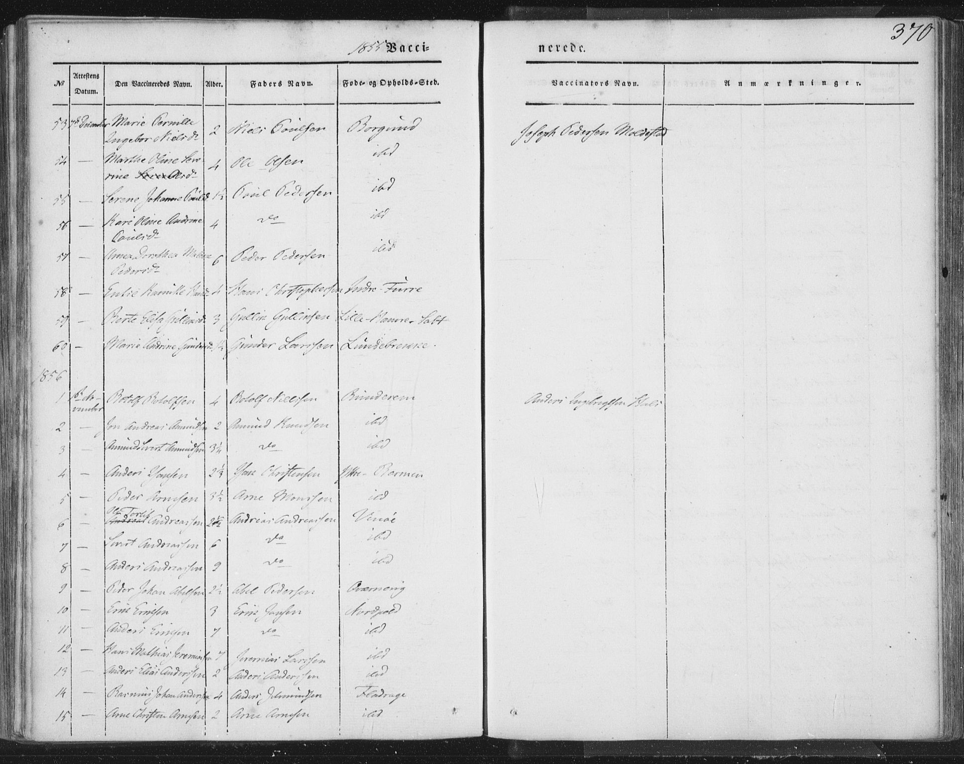 Selje sokneprestembete, AV/SAB-A-99938/H/Ha/Haa/Haaa: Parish register (official) no. A 10, 1844-1858, p. 370