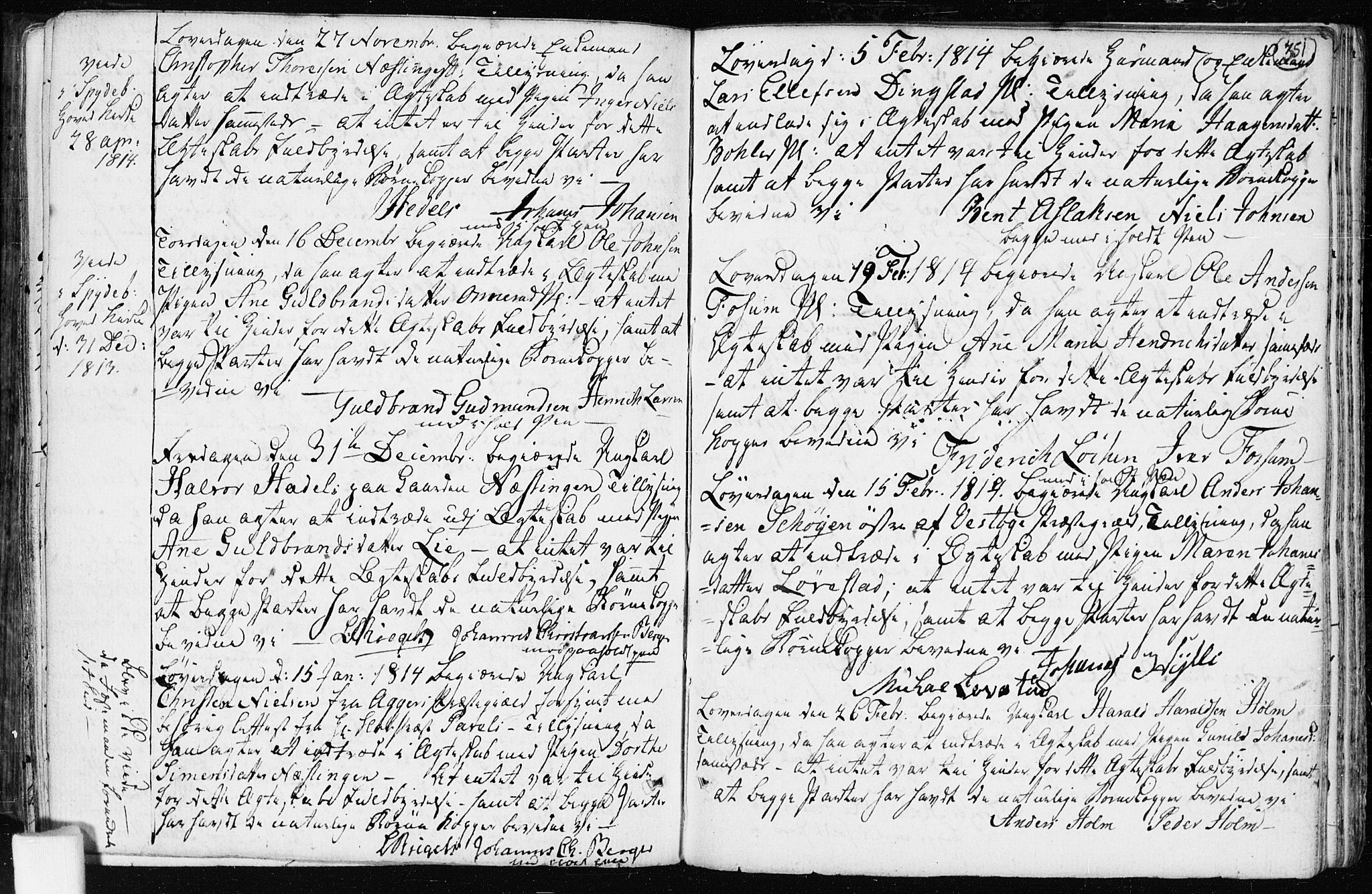 Spydeberg prestekontor Kirkebøker, AV/SAO-A-10924/F/Fa/L0003: Parish register (official) no. I 3, 1778-1814, p. 351