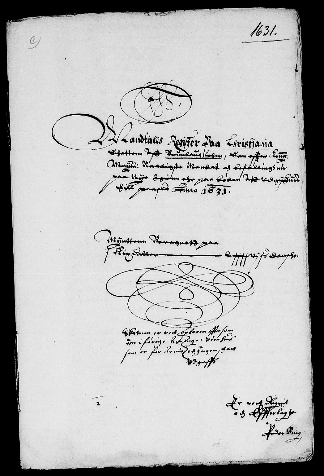 Rentekammeret inntil 1814, Reviderte regnskaper, Lensregnskaper, AV/RA-EA-5023/R/Rb/Rbl/L0004: Brunla len med Eiker len 1626-37, 1630-1633