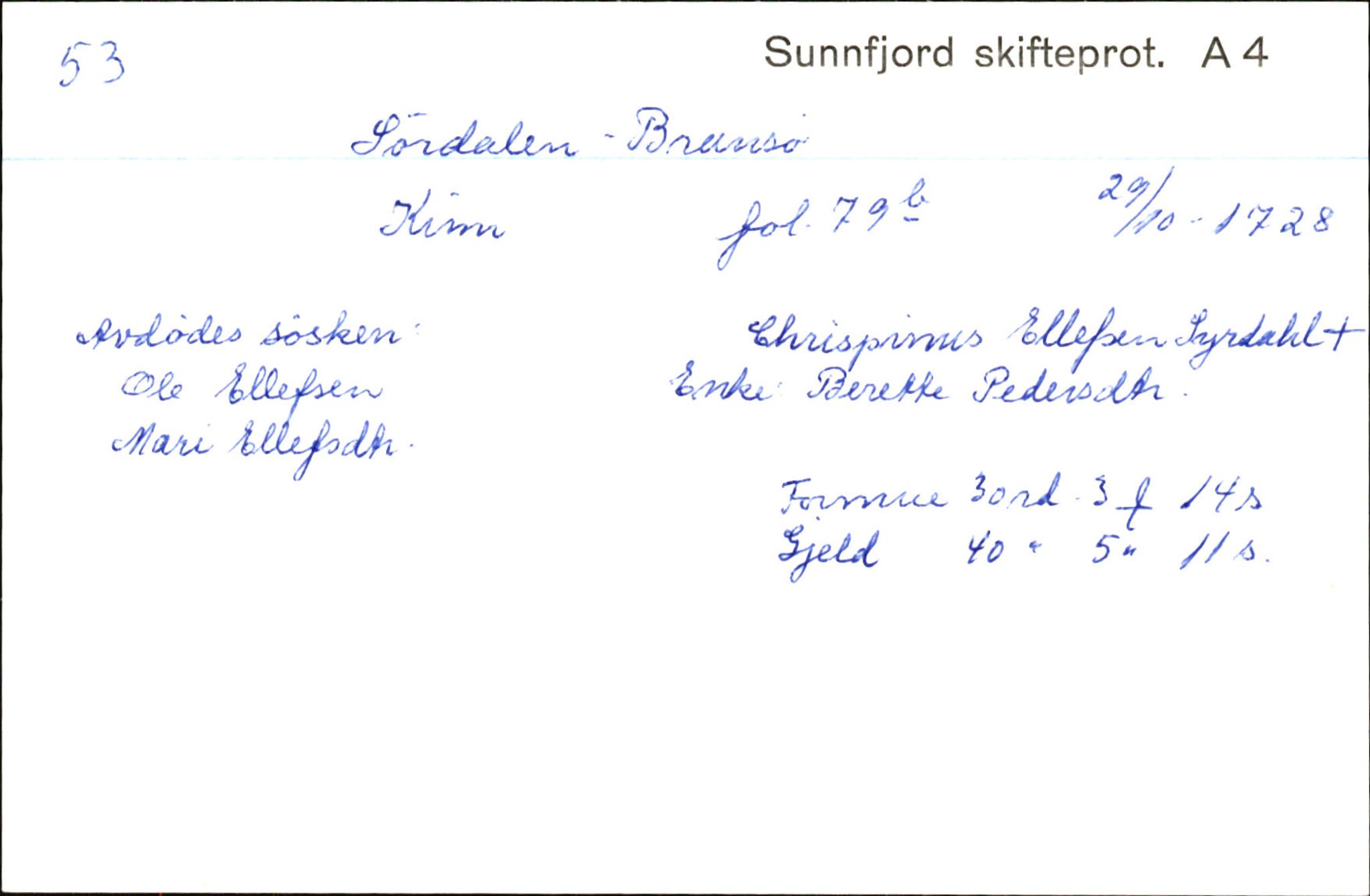 Skiftekort ved Statsarkivet i Bergen, SAB/SKIFTEKORT/003/L0003: Skifteprotokoll nr. 4-5, 1737-1751, p. 160