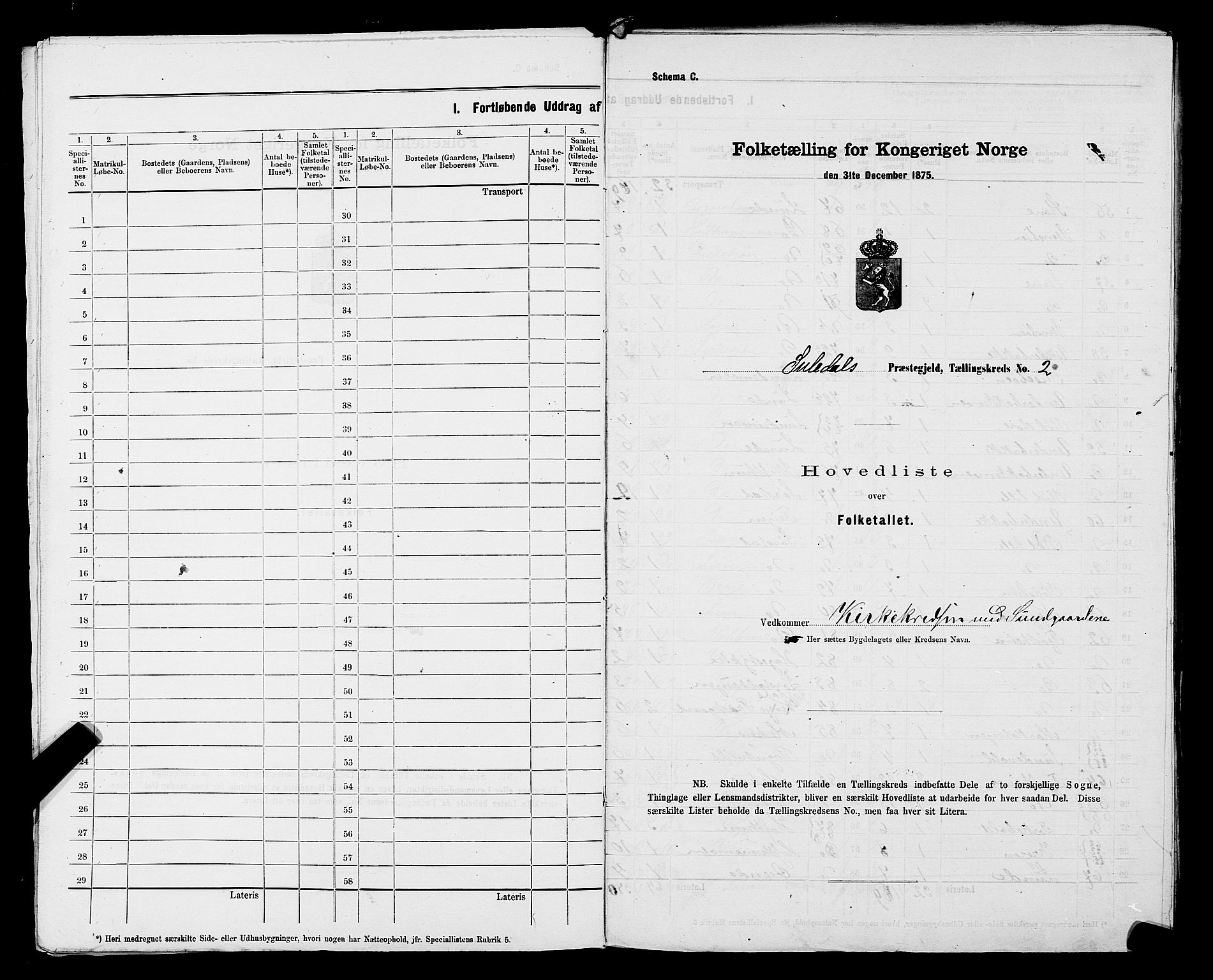 SAST, 1875 census for 1134P Suldal, 1875, p. 9