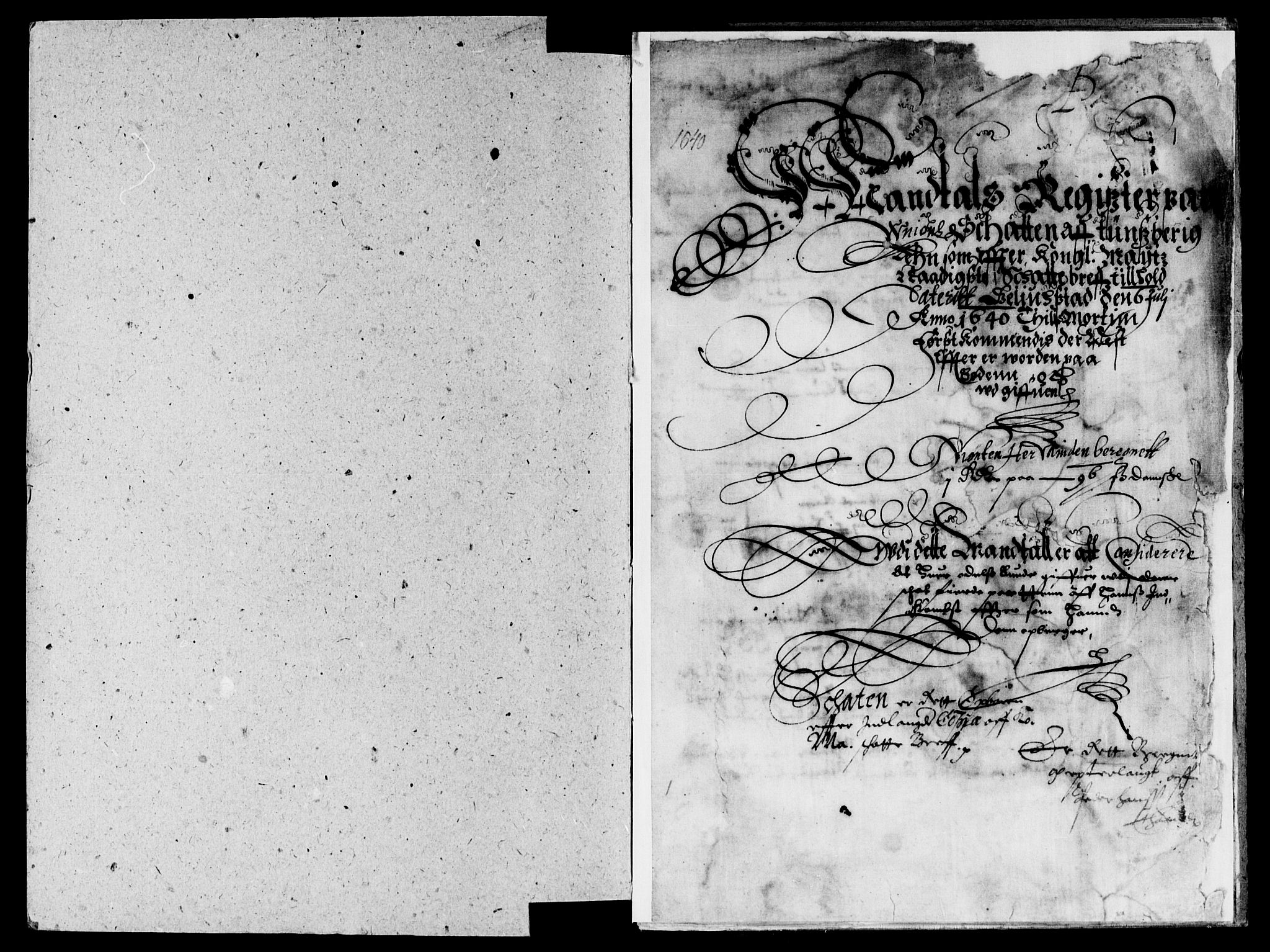 Rentekammeret inntil 1814, Reviderte regnskaper, Lensregnskaper, AV/RA-EA-5023/R/Rb/Rbo/L0021: Tønsberg len, 1640-1641