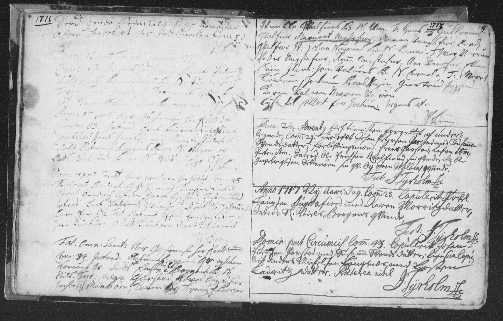 Ministerialprotokoller, klokkerbøker og fødselsregistre - Nord-Trøndelag, AV/SAT-A-1458/786/L0685: Parish register (official) no. 786A01, 1710-1798, p. 9