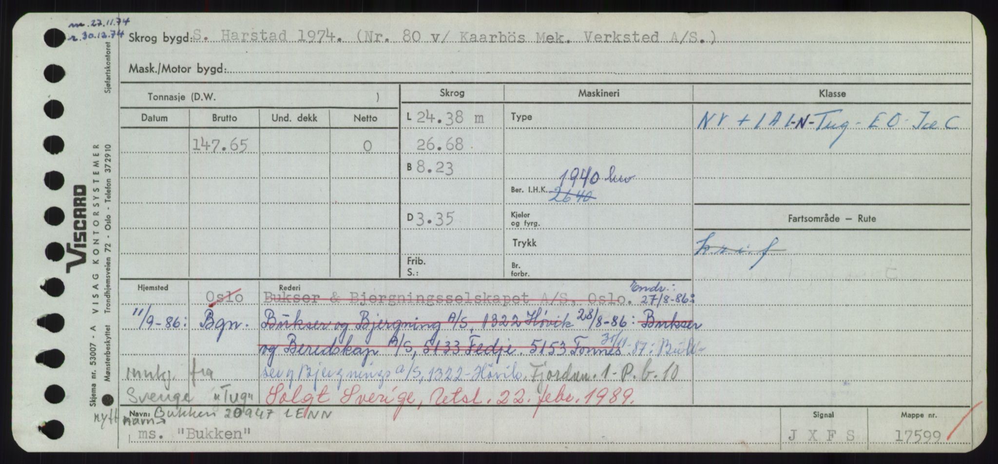 Sjøfartsdirektoratet med forløpere, Skipsmålingen, AV/RA-S-1627/H/Hd/L0005: Fartøy, Br-Byg, p. 577